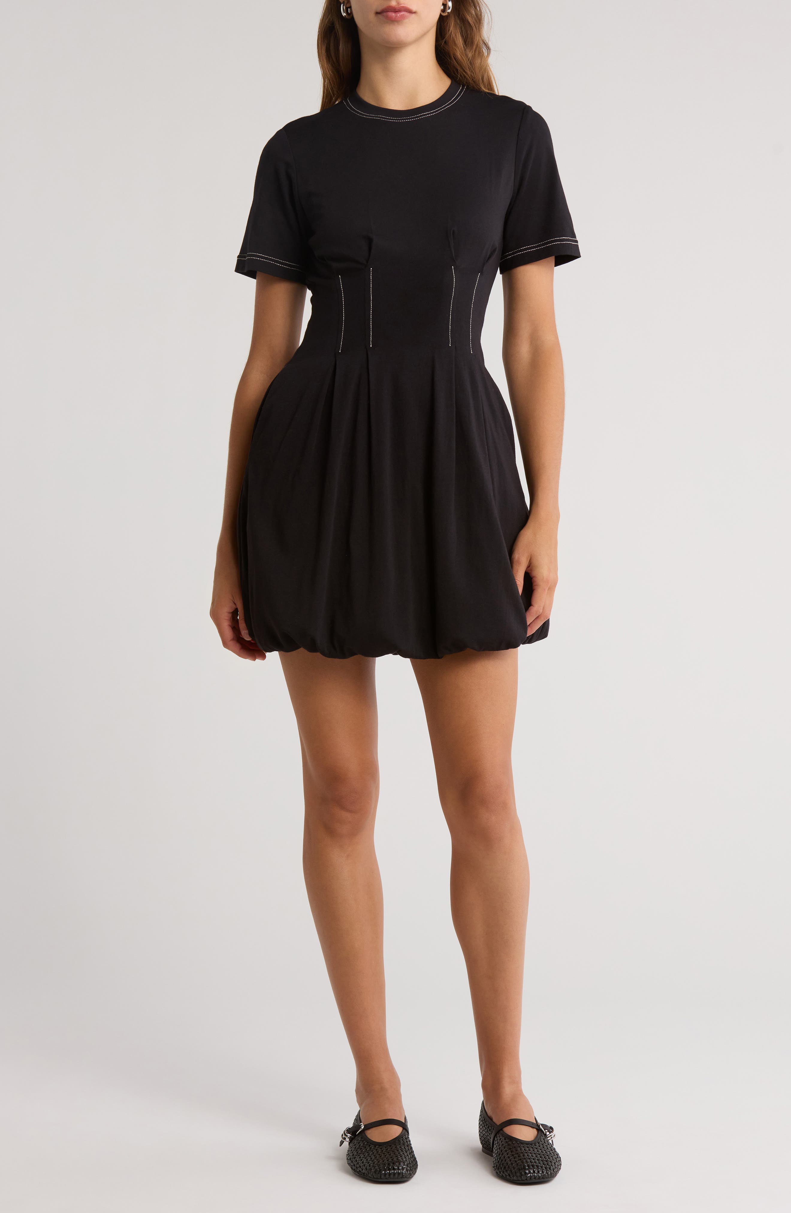 Pearson Bubble Hem Minidress - image 1
