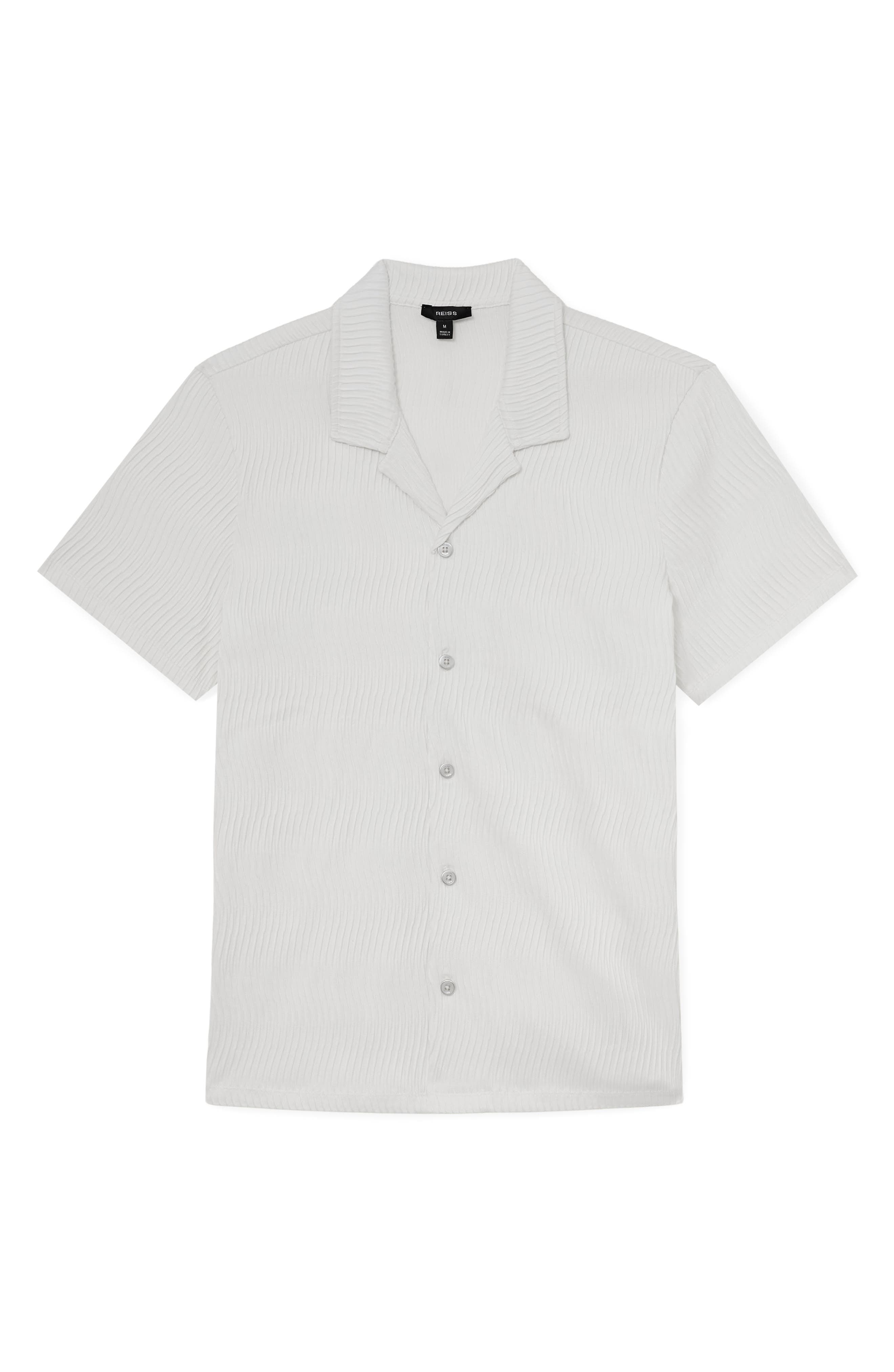 Aleo Textured Wave Camp Shirt - image 2