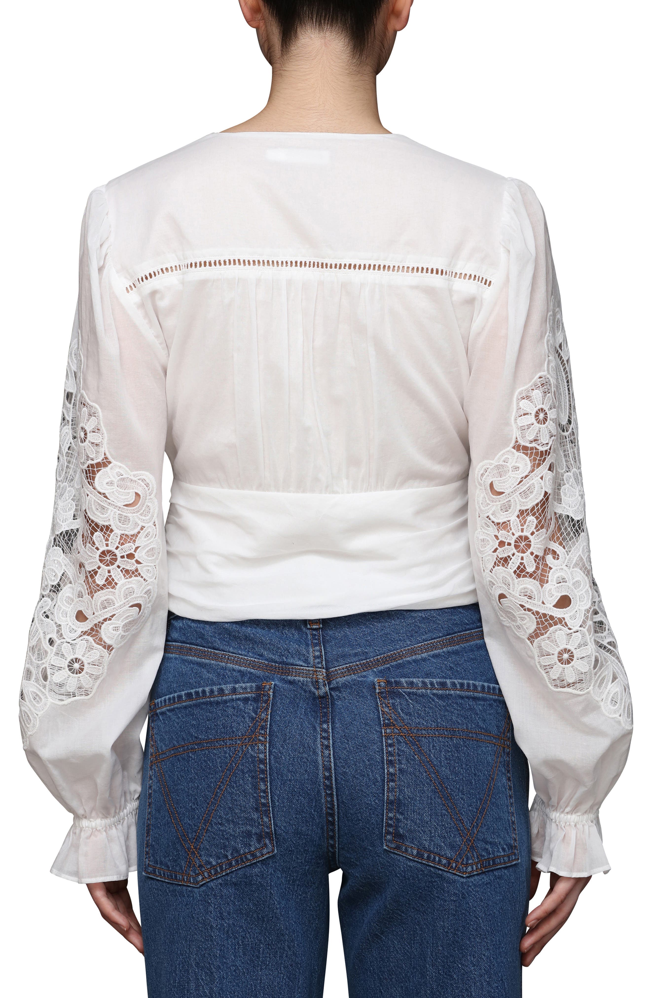 Pintuck Lace Shirt - image 2