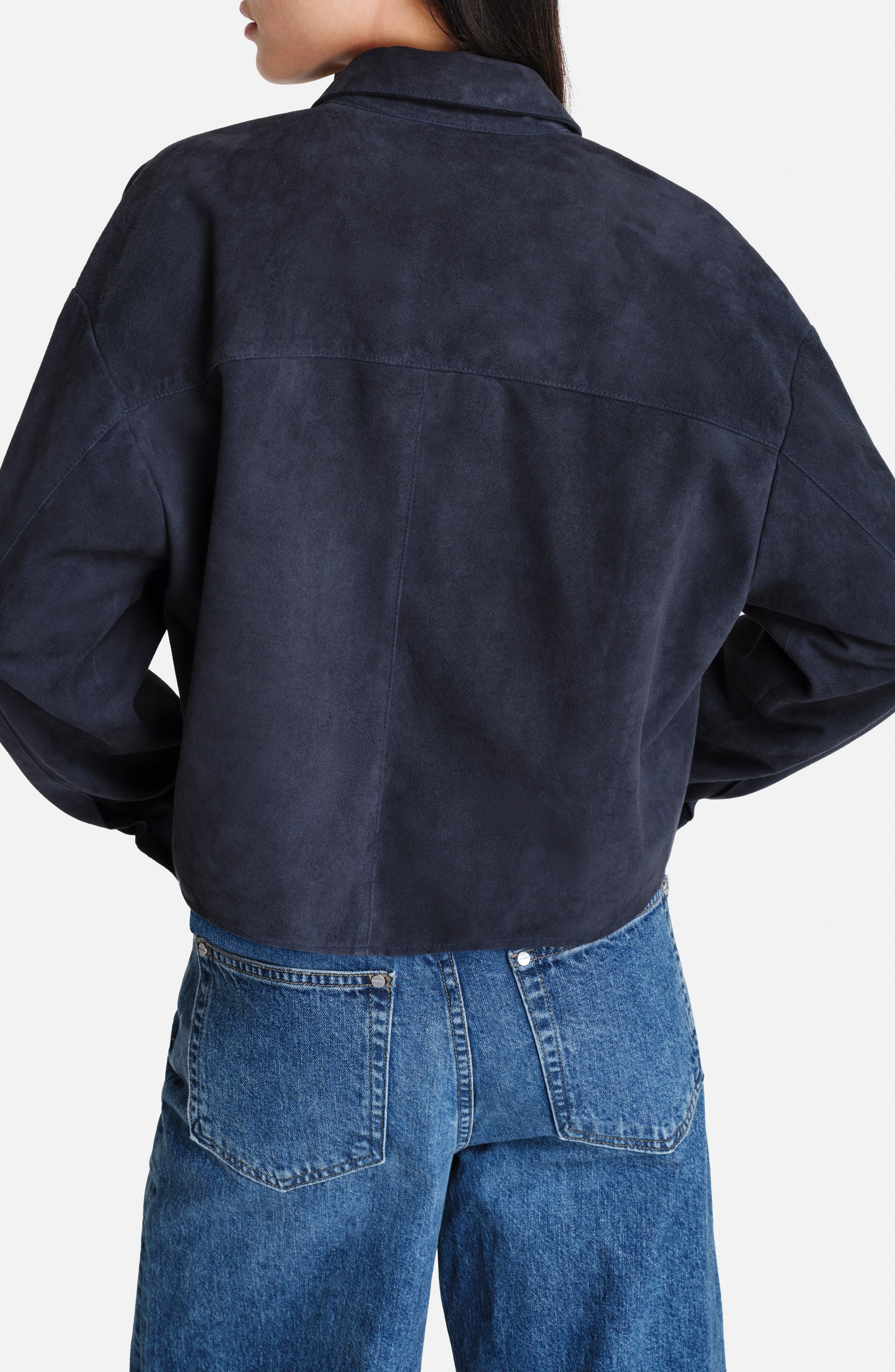 Little Big Joe Suede Snap-Up Shirt - image 2