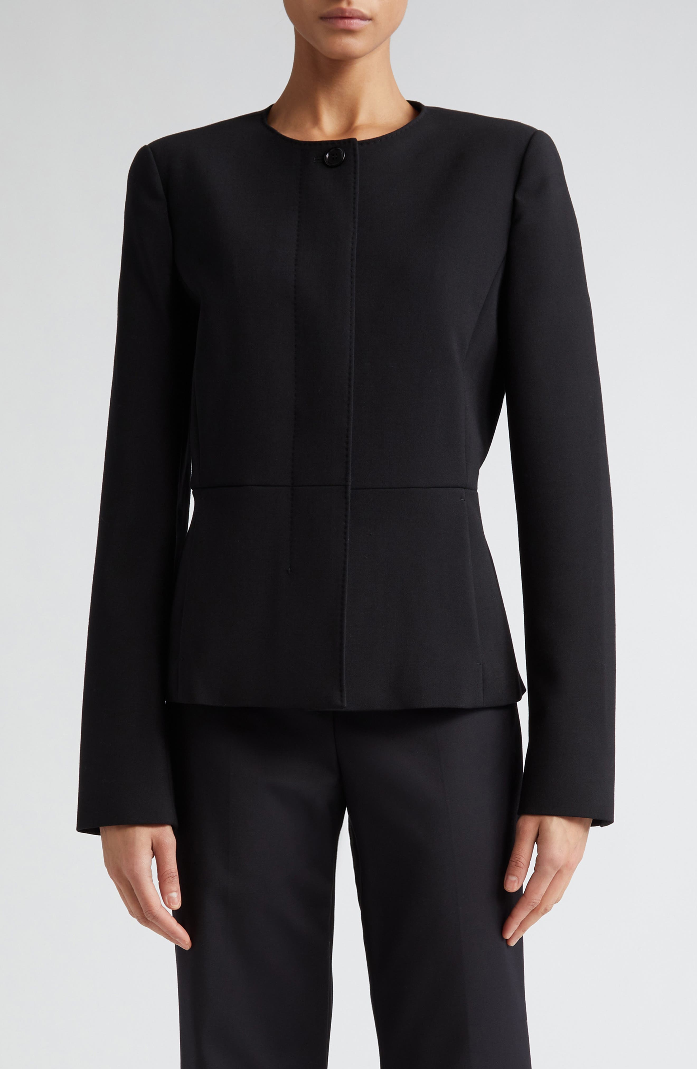 Pepli Stretch Virgin Wool Jacket - image 1