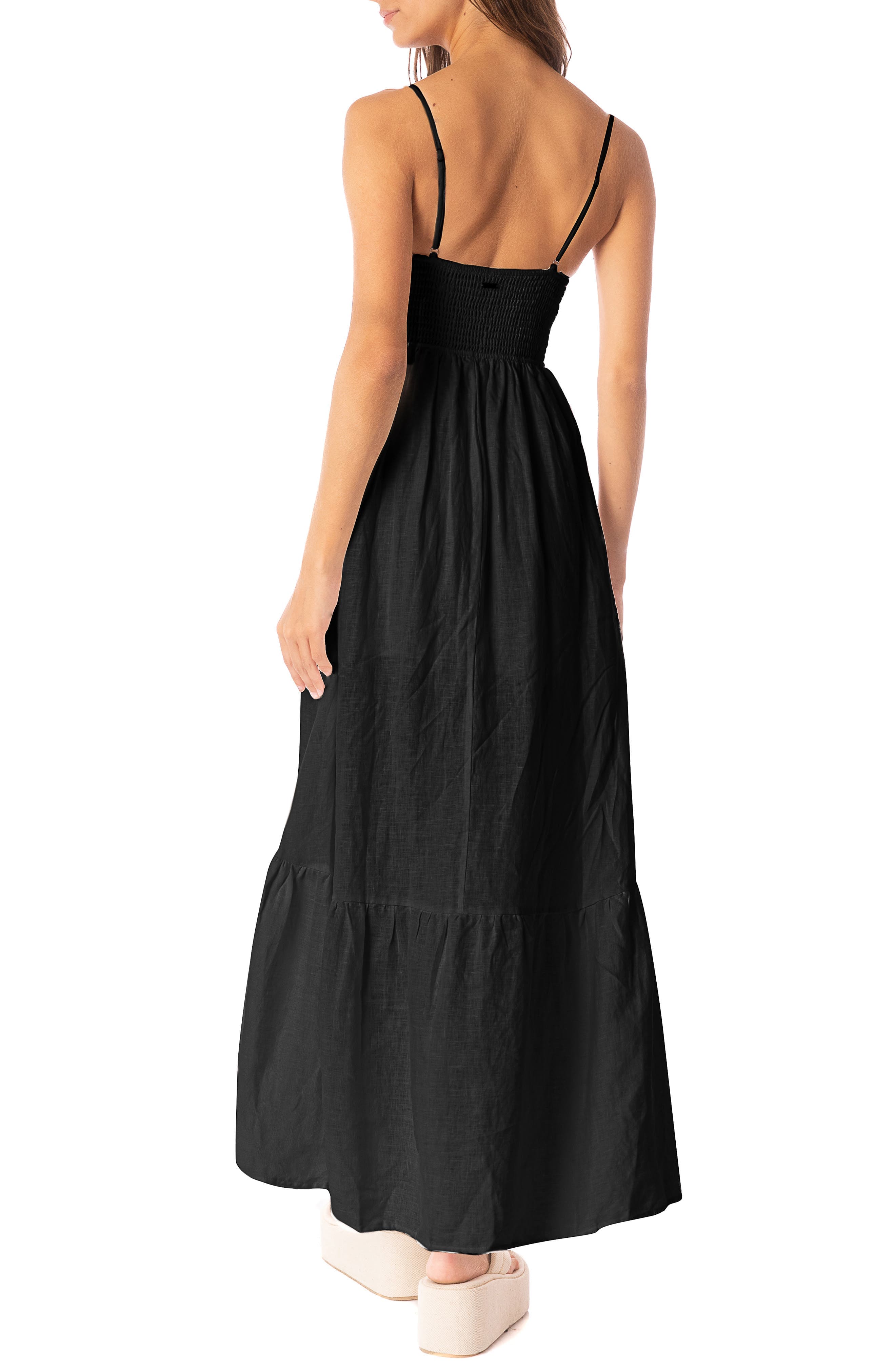 Isadora Smocked Maxi Dress - image 2