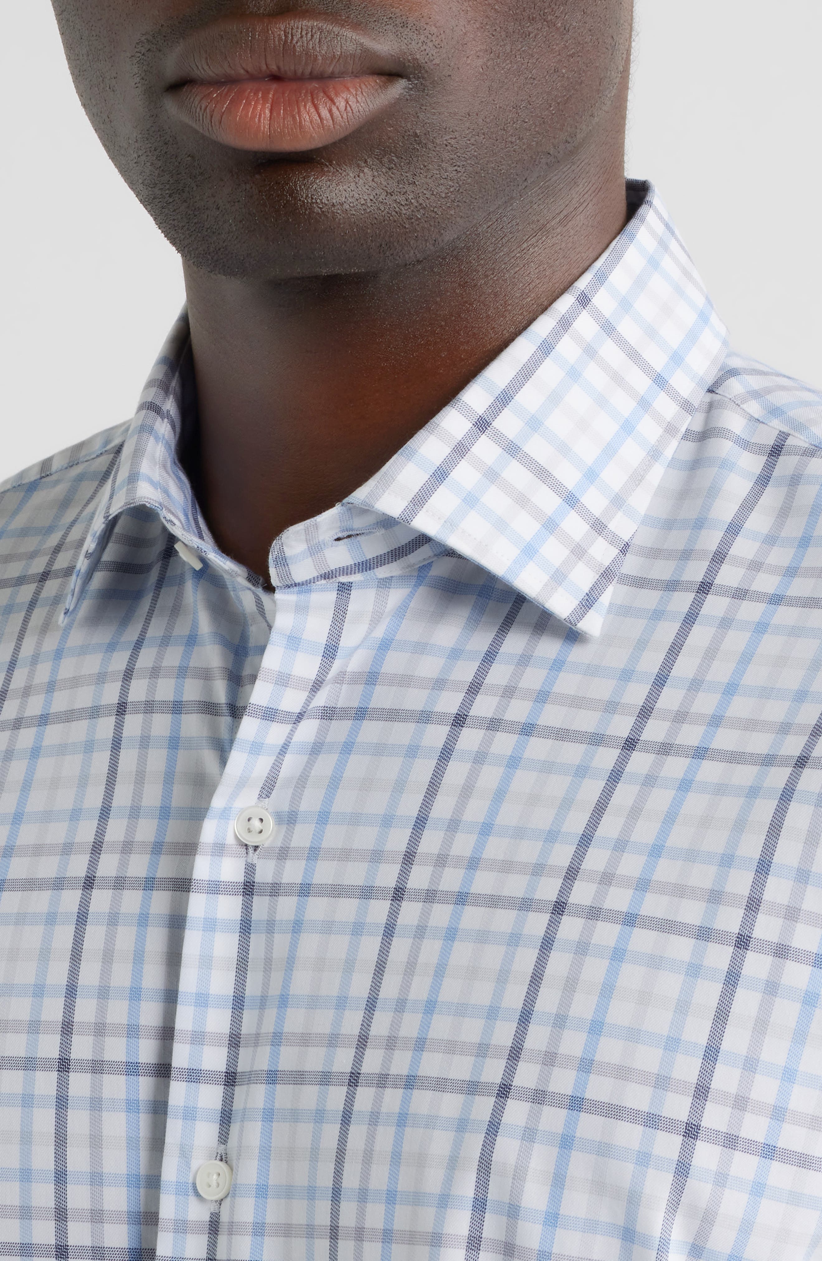 Warren Plaid Crown Light Button-Up Shirt - image 4
