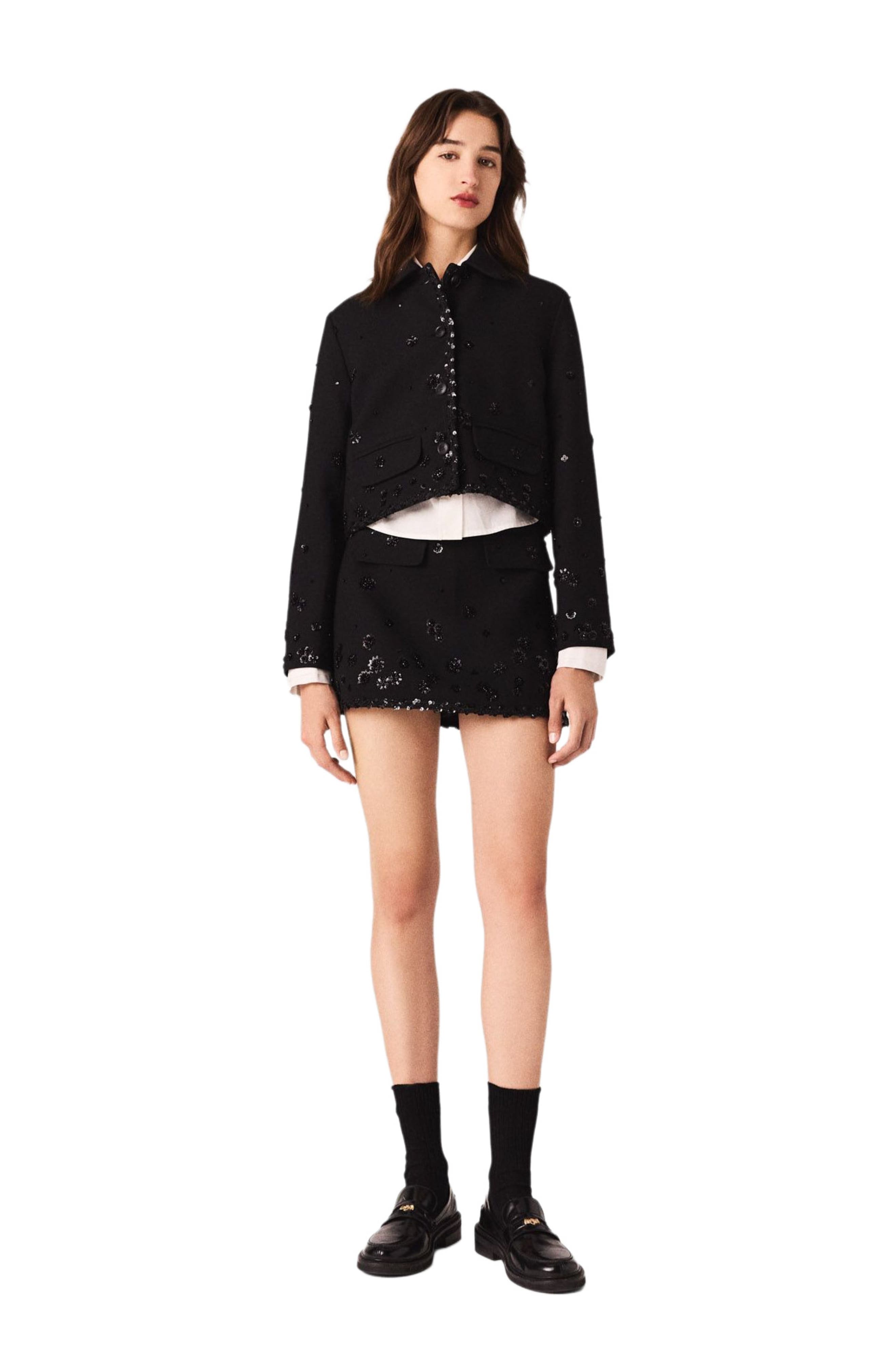 Short embroidered jacket - image 2