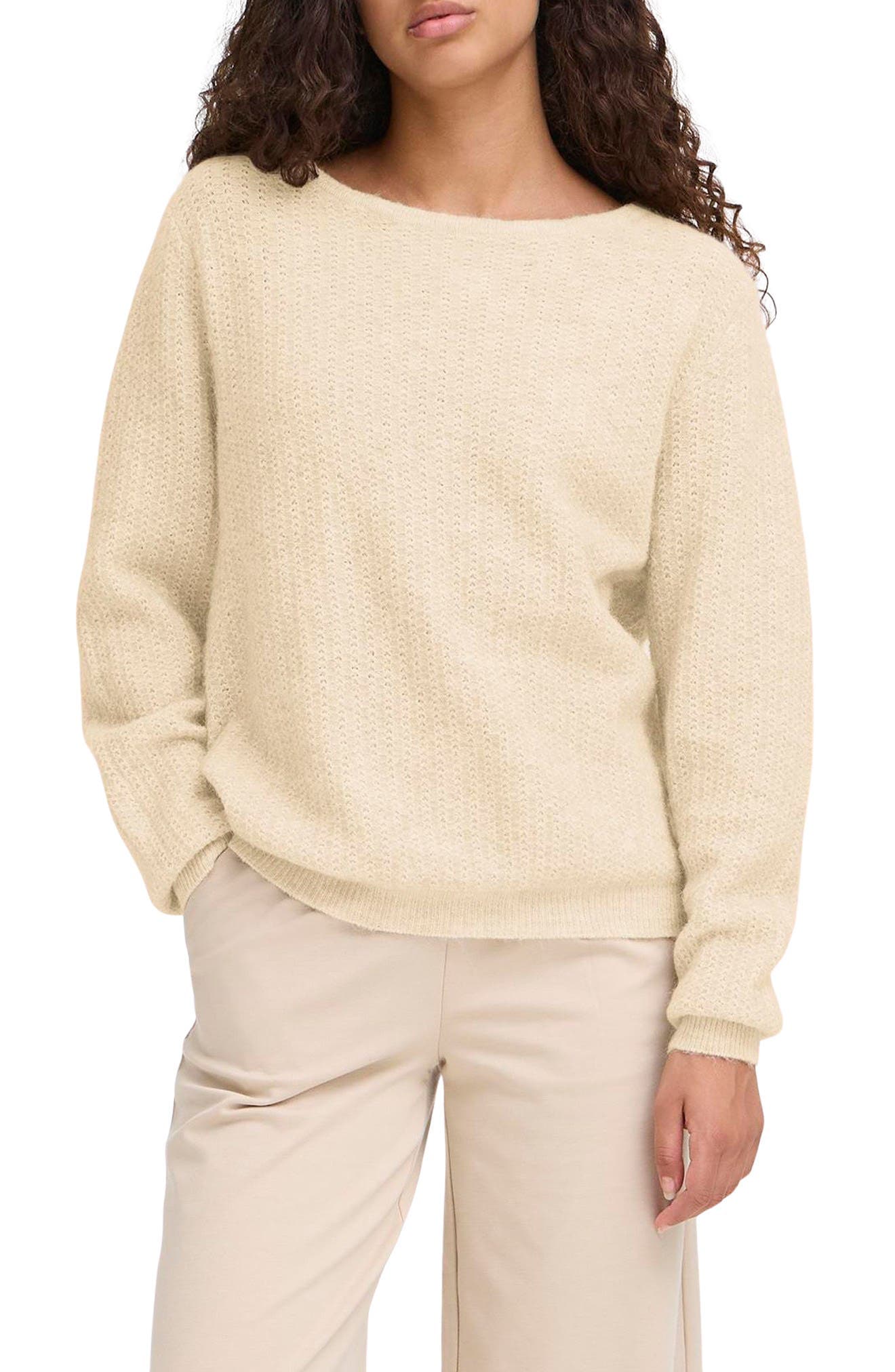 Boat Neck Sweater - image 1