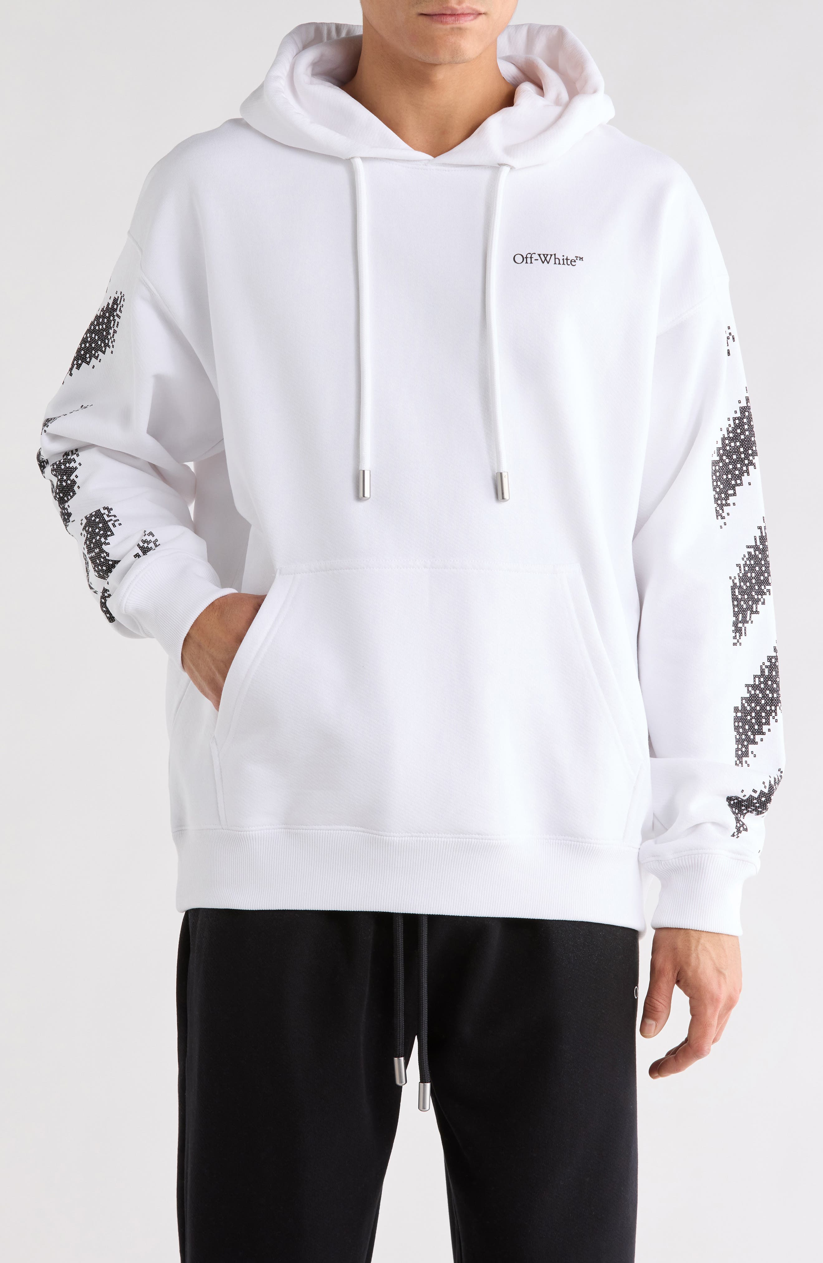 Pixel Diagonal Skate Hoodie - image 3