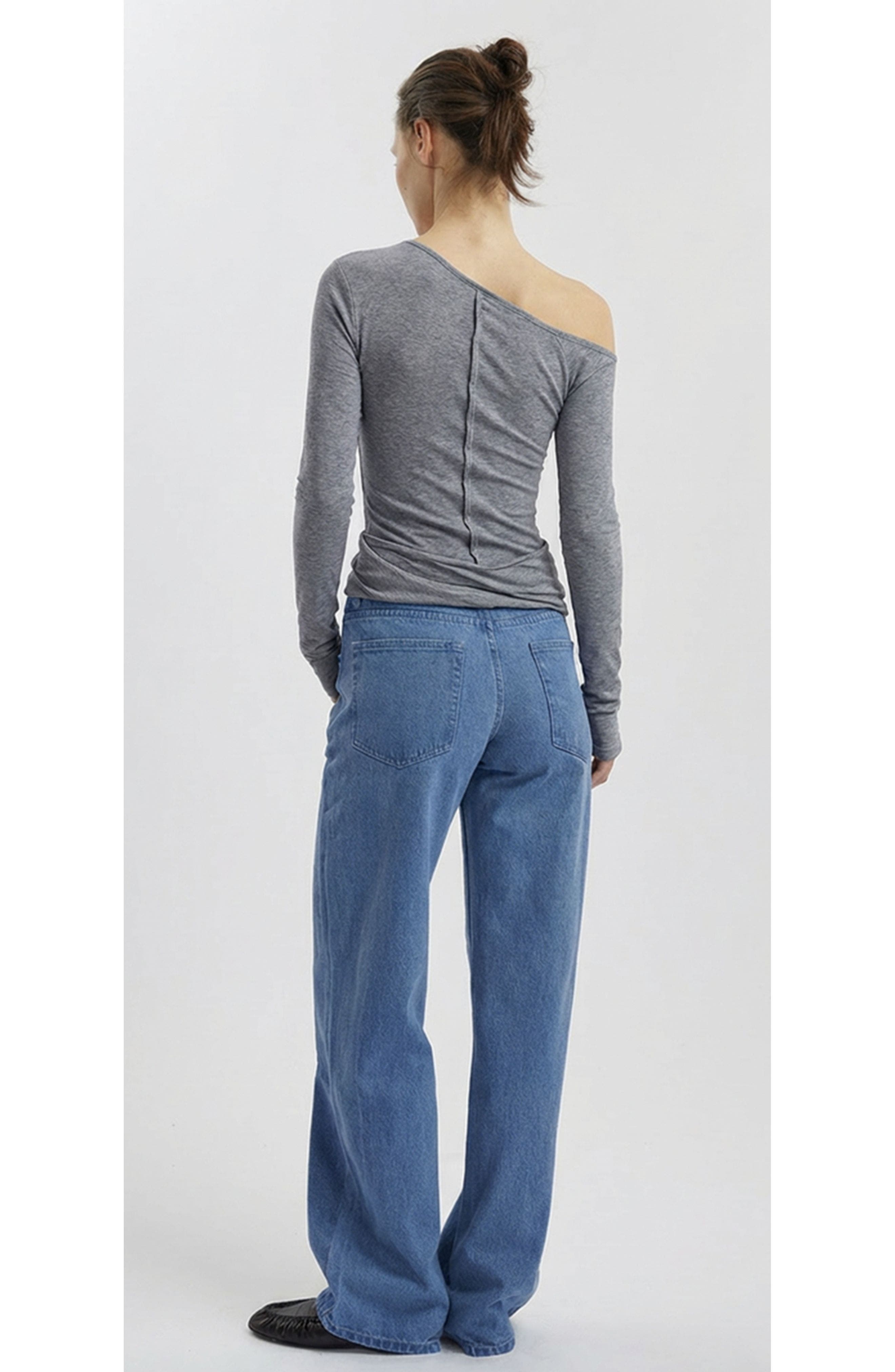 Pepper Long Sleeved Off Shoulder T Shirt - image 4