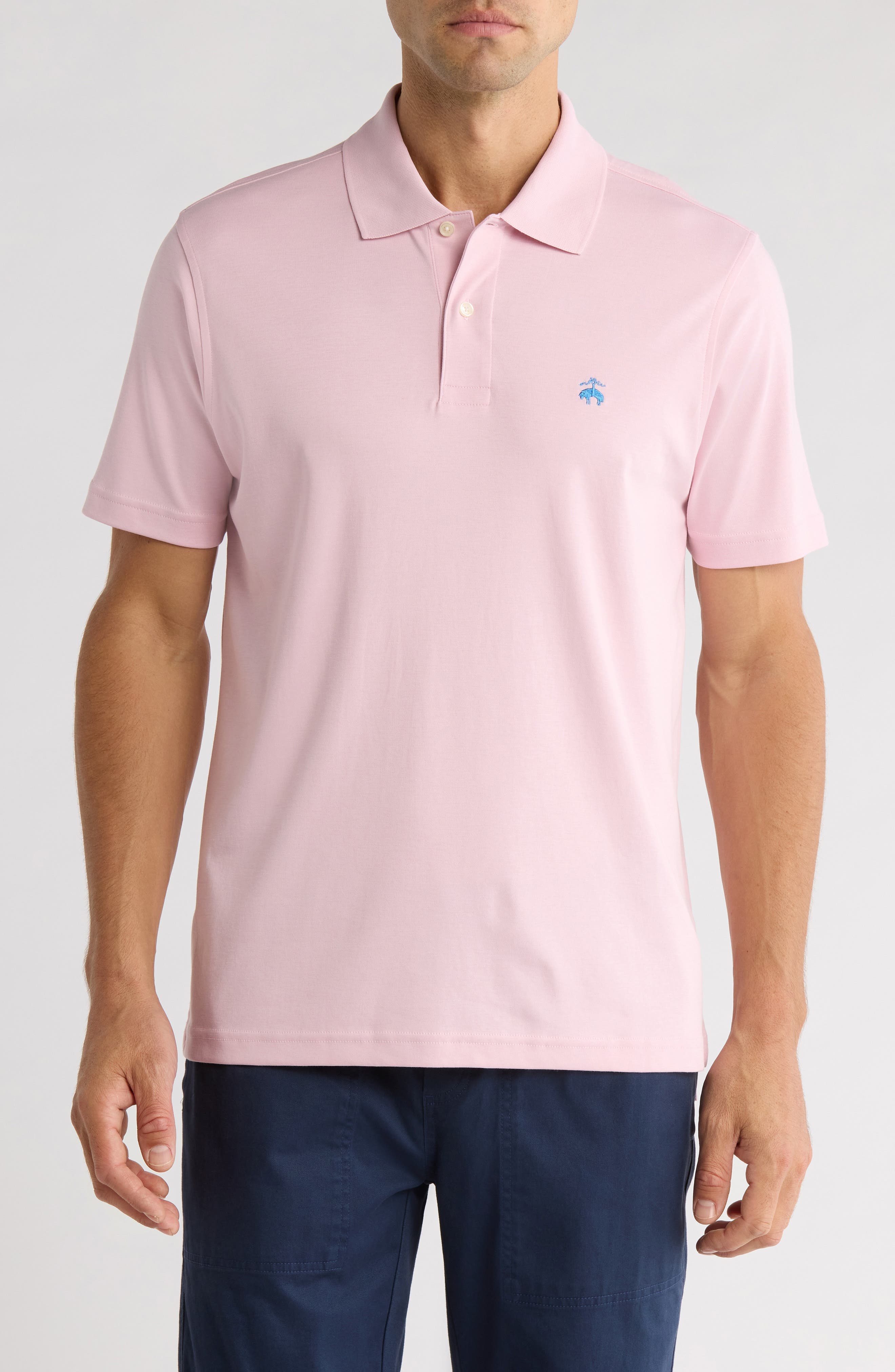 Cotton Interlock Knit Polo - image 1