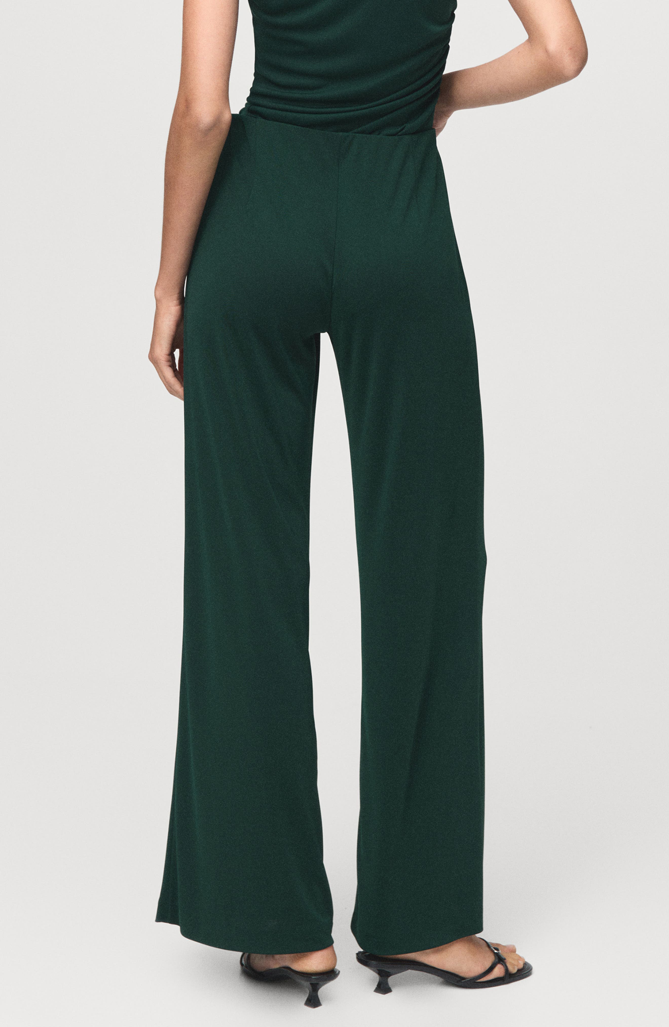 Pleated Wide Leg Pants - image 2