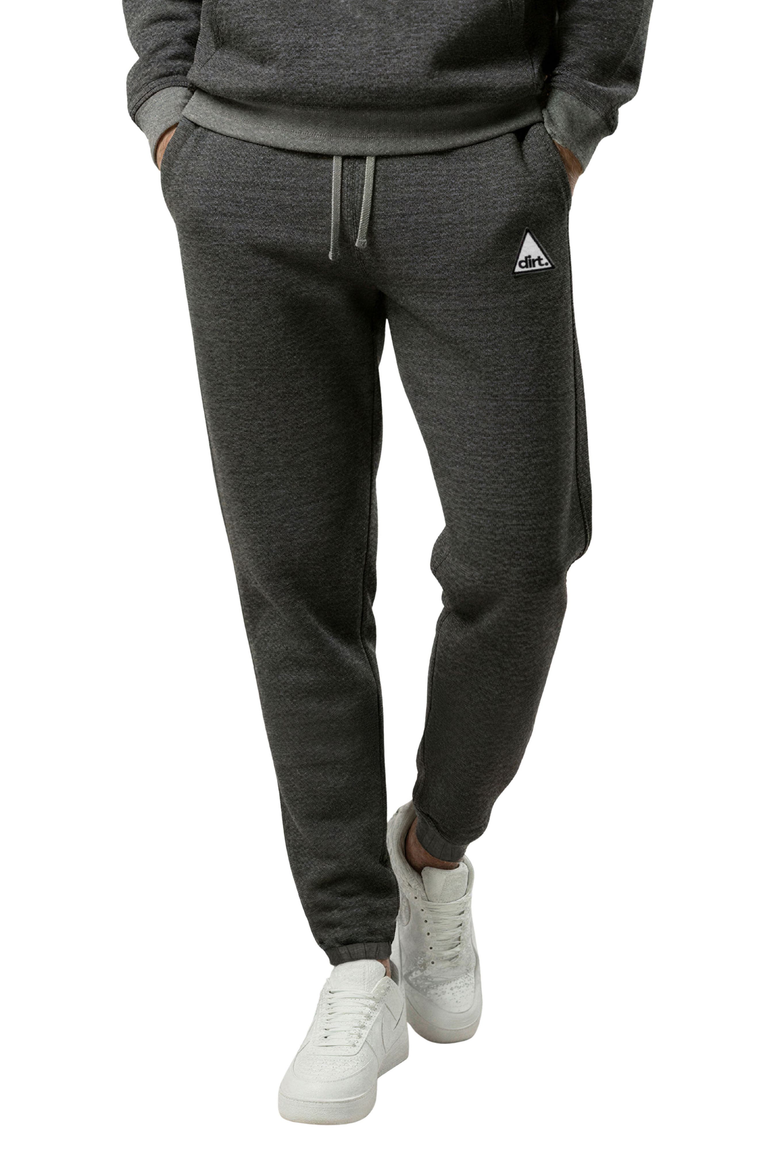 Skinny Textured Cotton Interlock Sweatpants - image 1