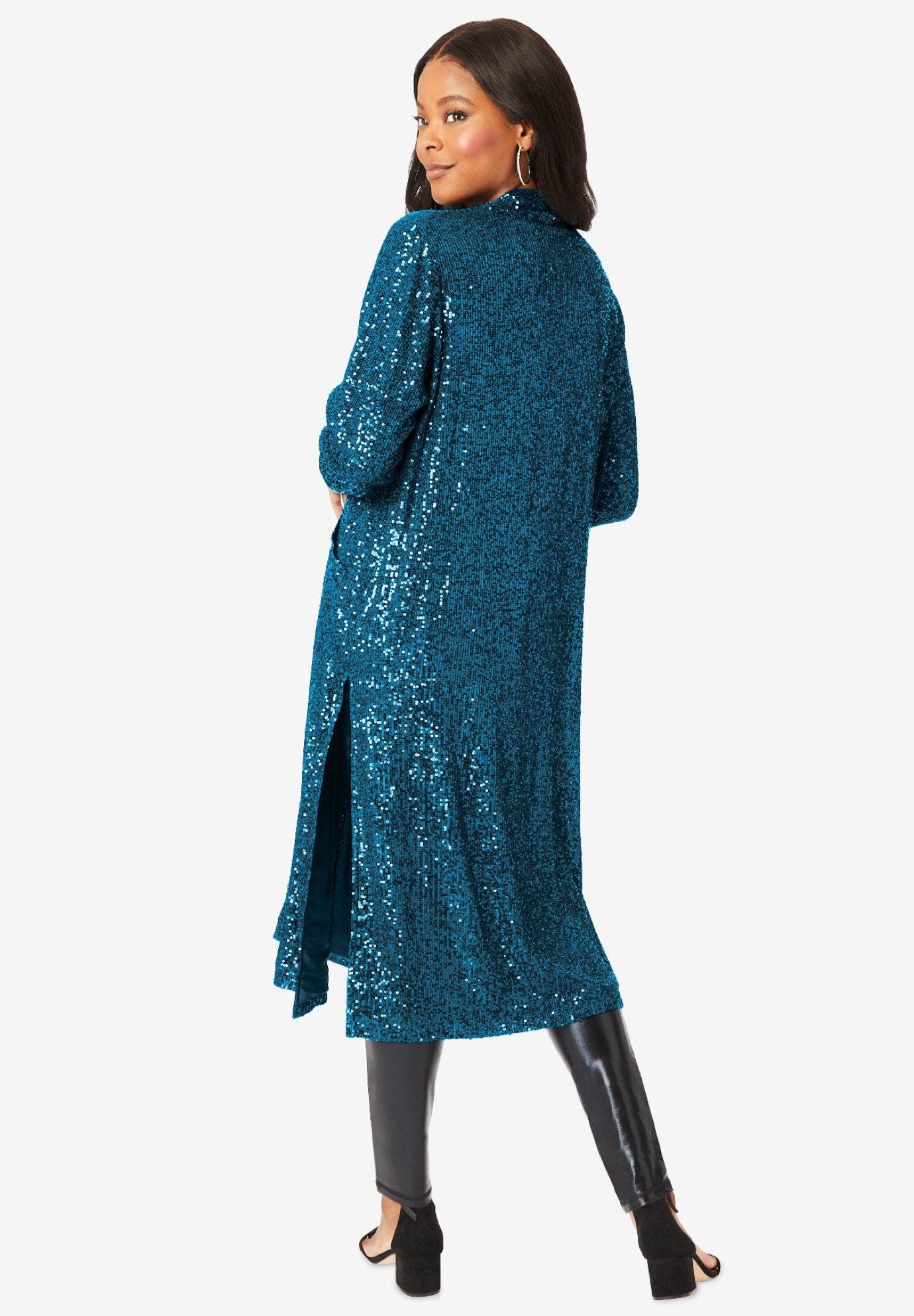 Plus Size Sequin Duster - image 2