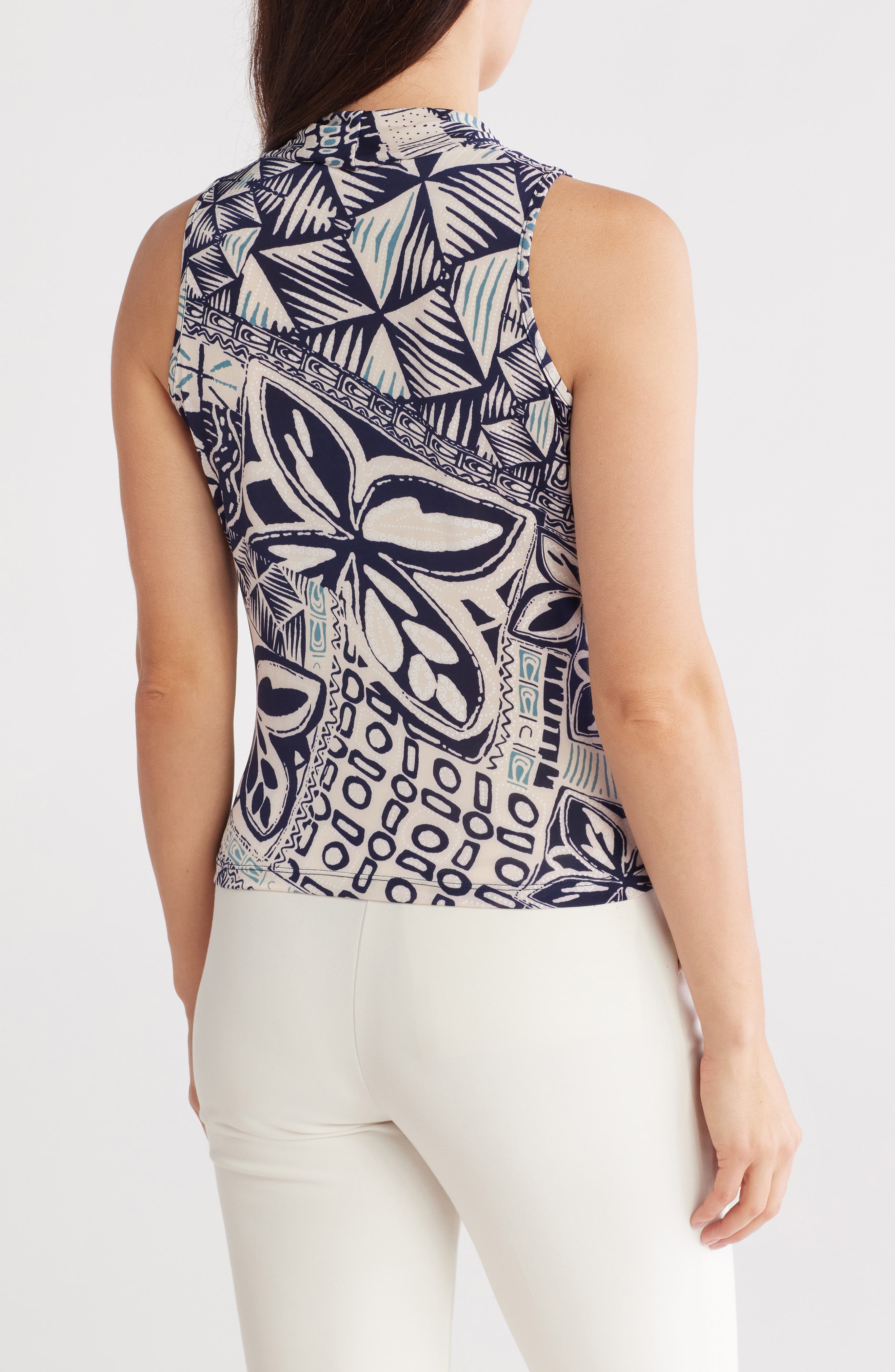 Surplice V-Neck Sleeveless Top - image 4