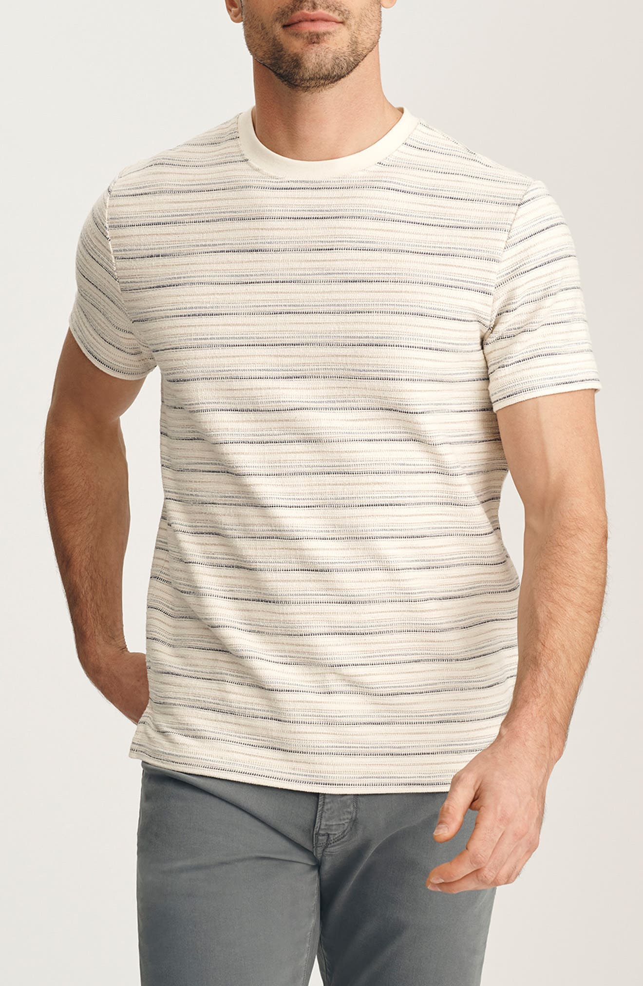 Feeder Stripe Cotton Blend T-Shirt - image 1
