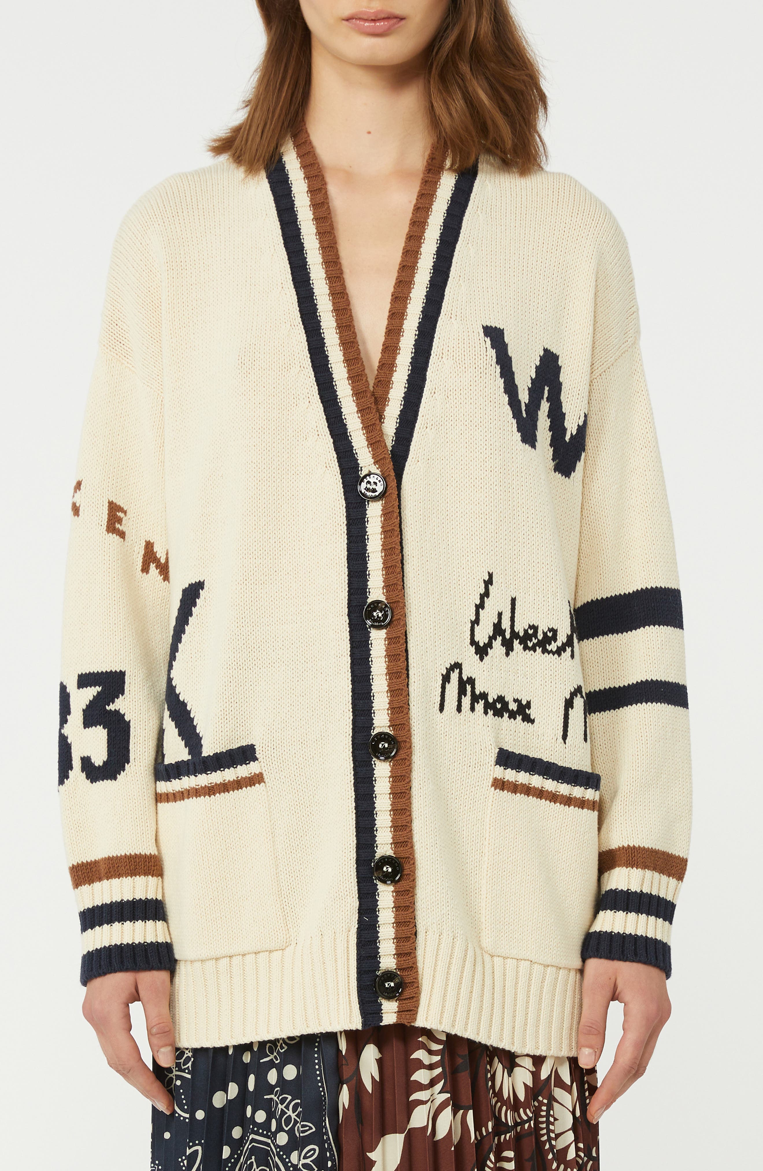Blasone Oversize Jacquard Cardigan - image 1