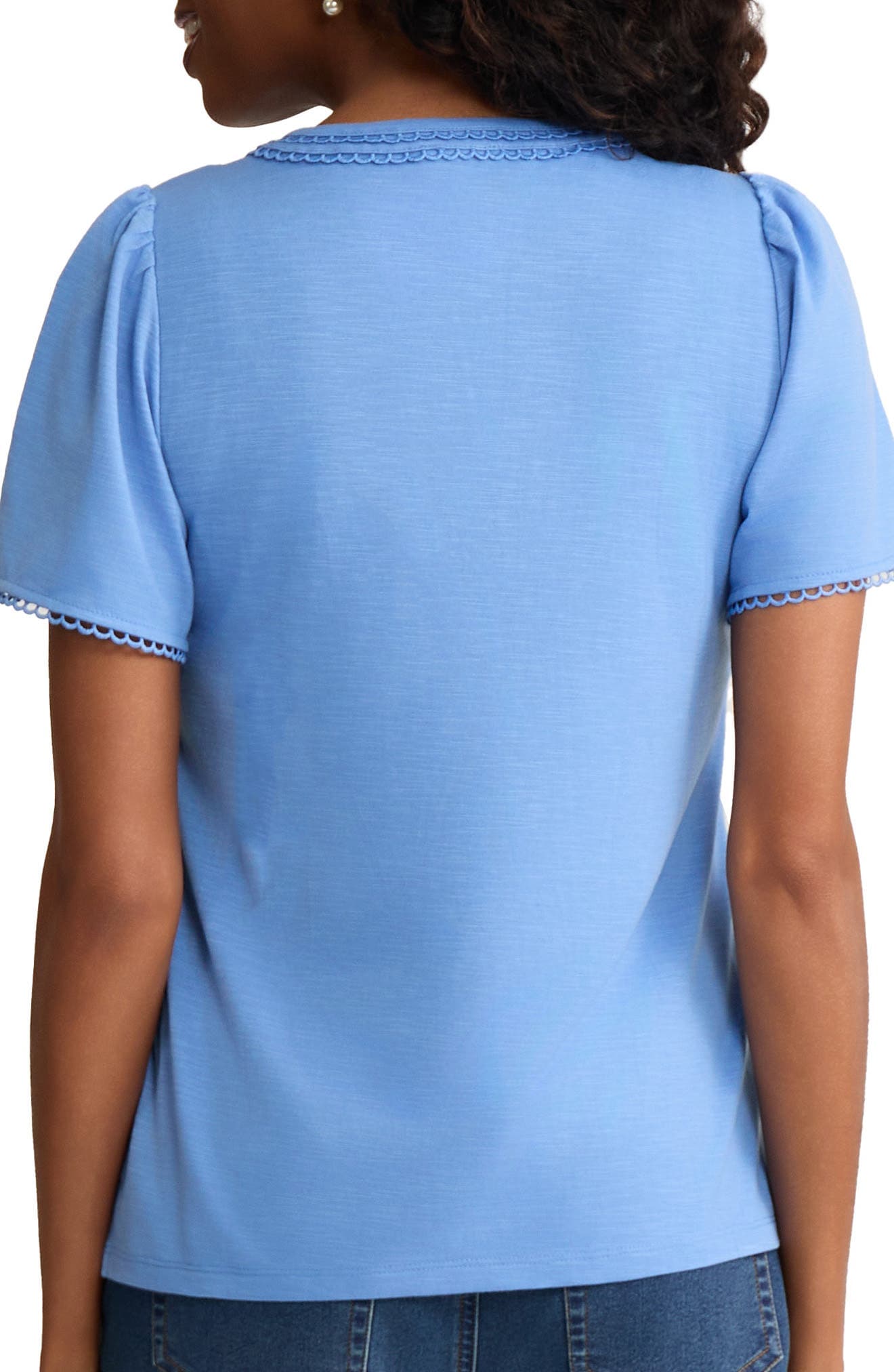 Split Neck Top - image 4