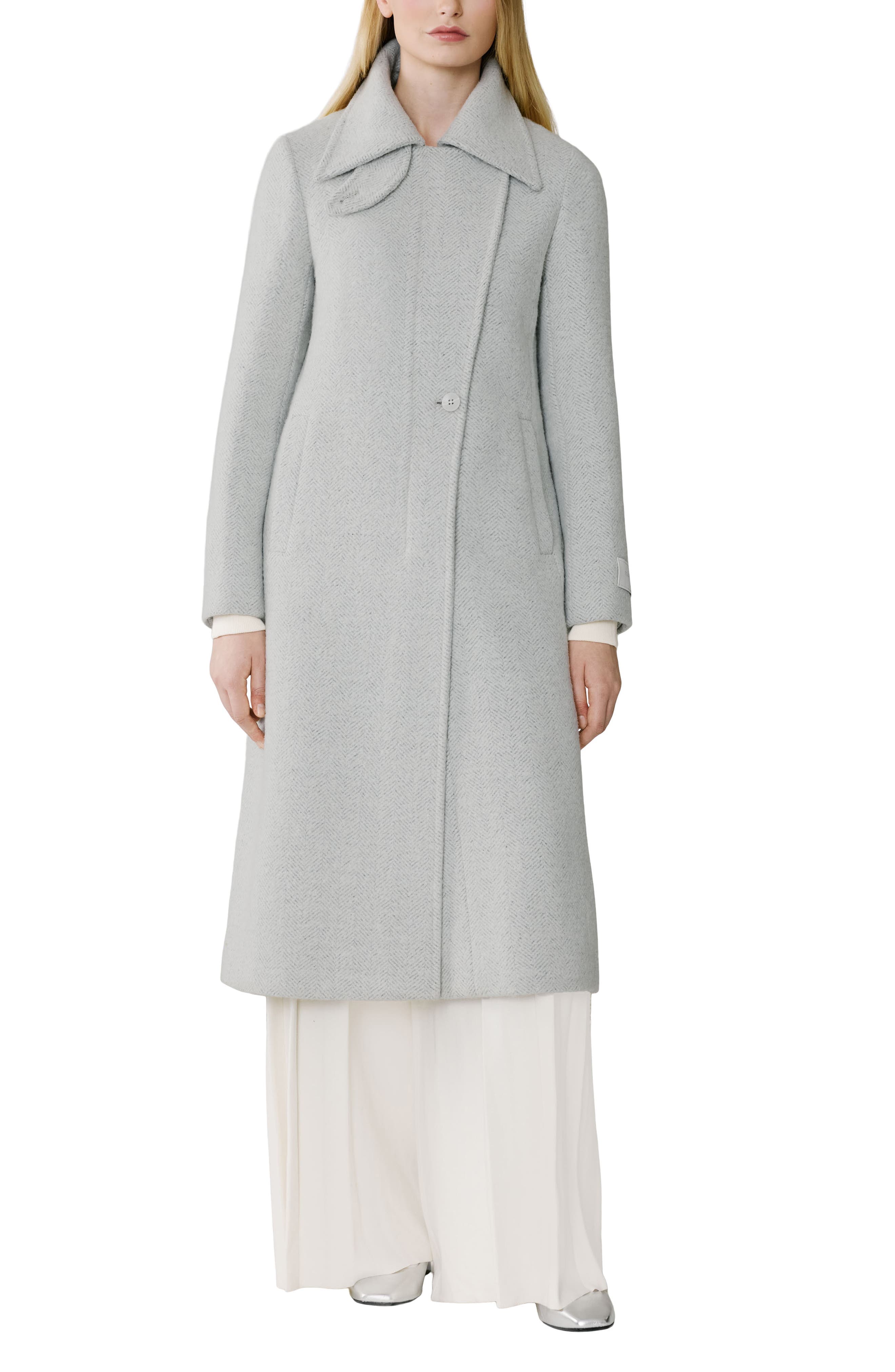 Irena Wool Blend Coat - image 1