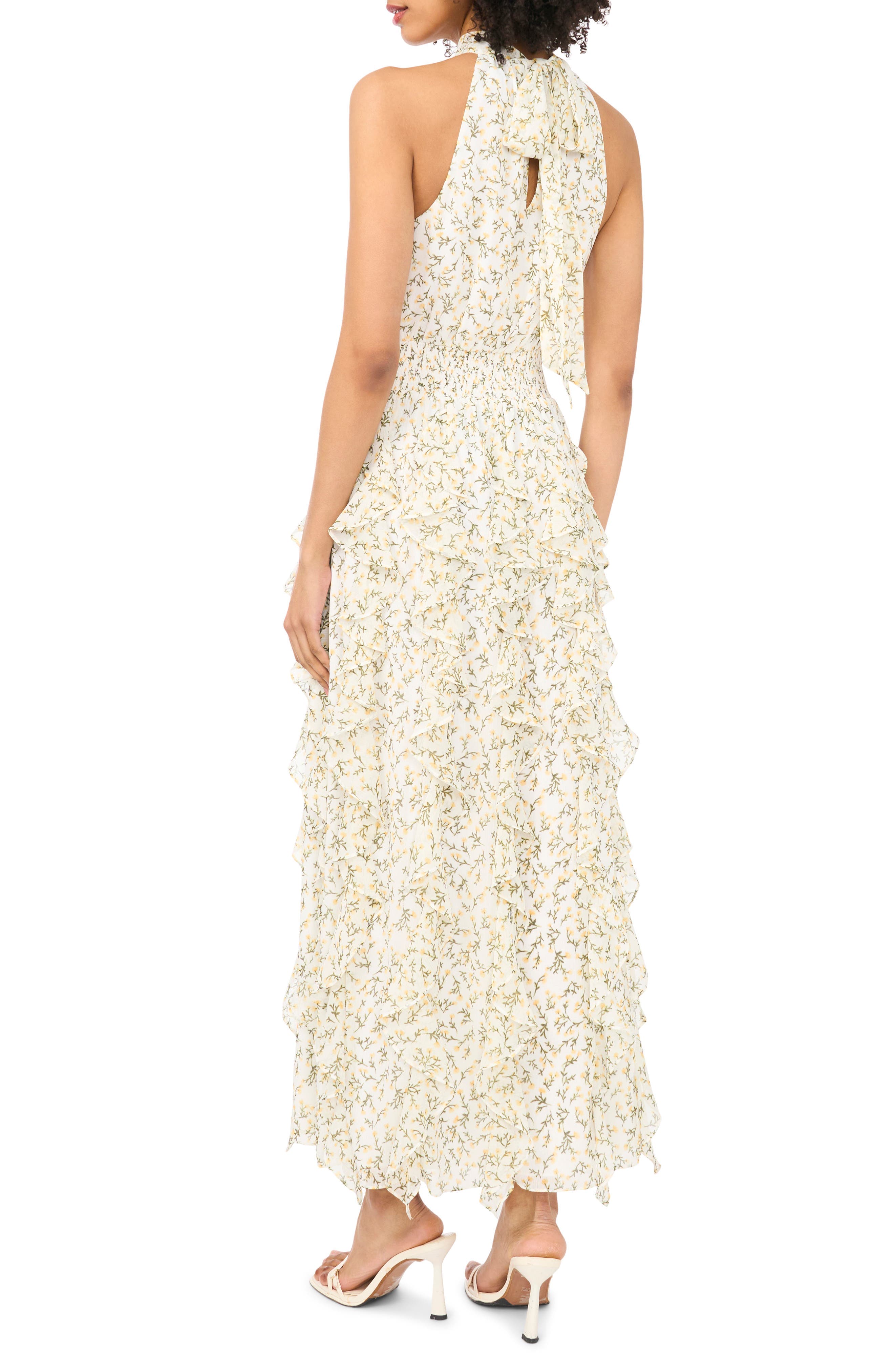 Floral Ruffle Maxi Dress - image 2