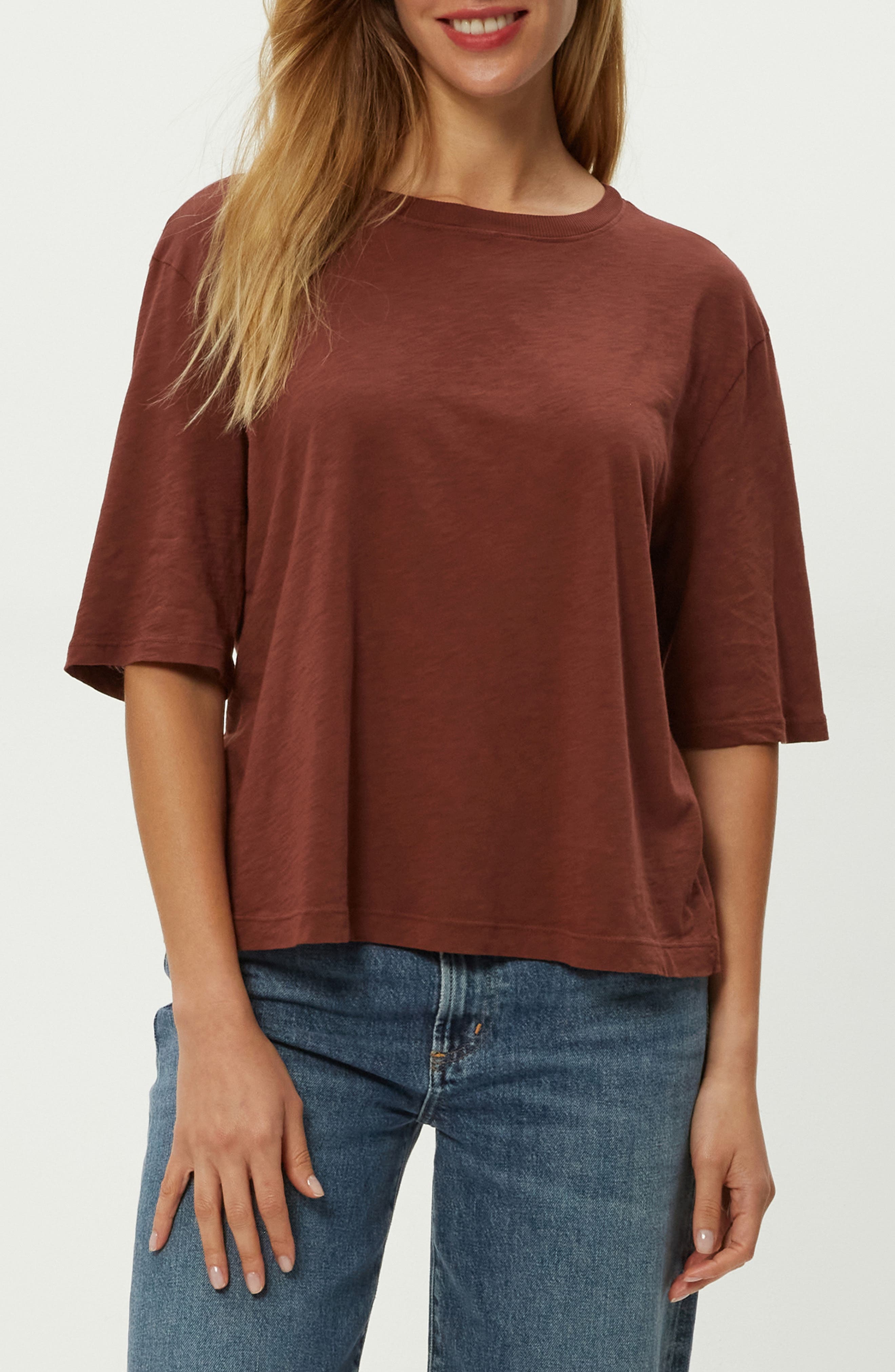 Reid Oversize Supima Cotton Slub T-Shirt - image 1