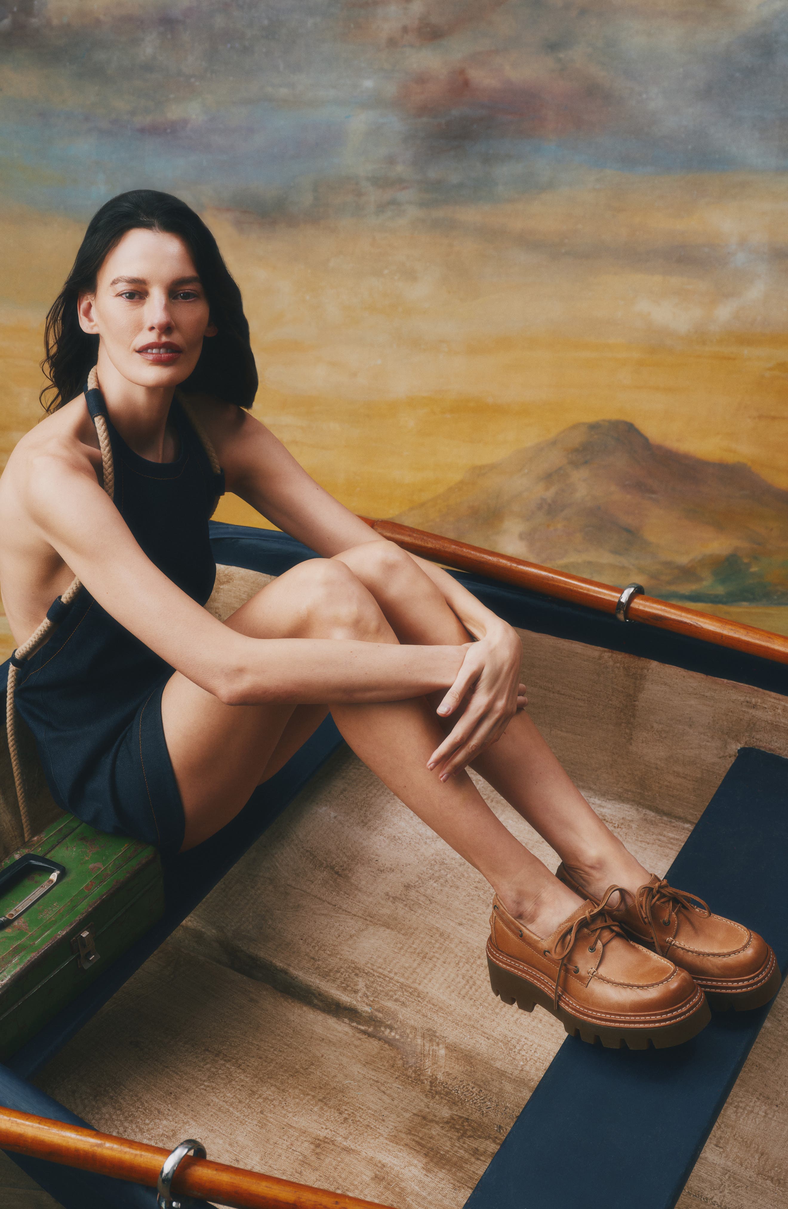x MONSE Authentic Original 2-Eye Lug Boat Shoe - image 4