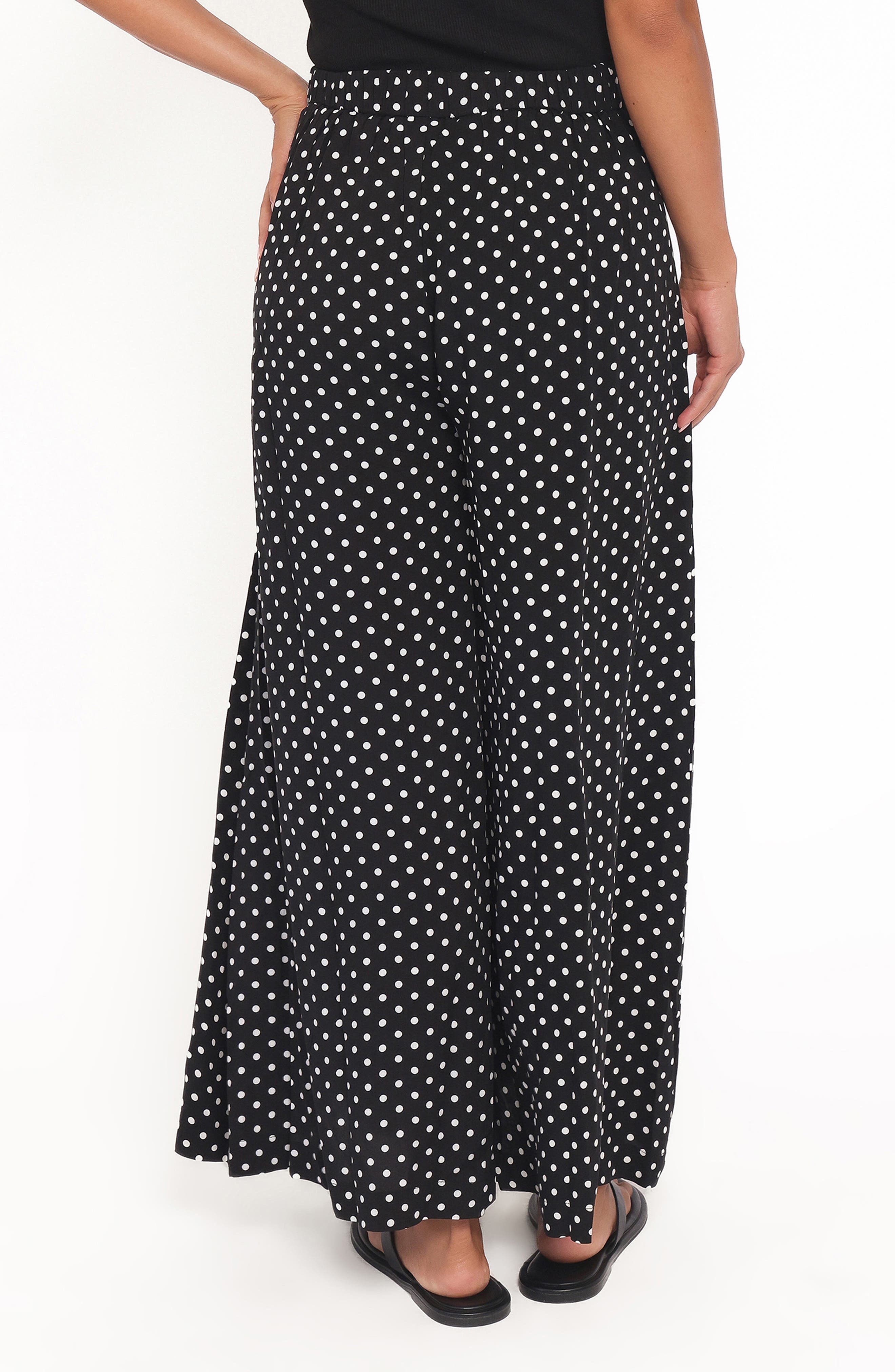 Neveah Polka Dot Wide Leg Pants - image 2