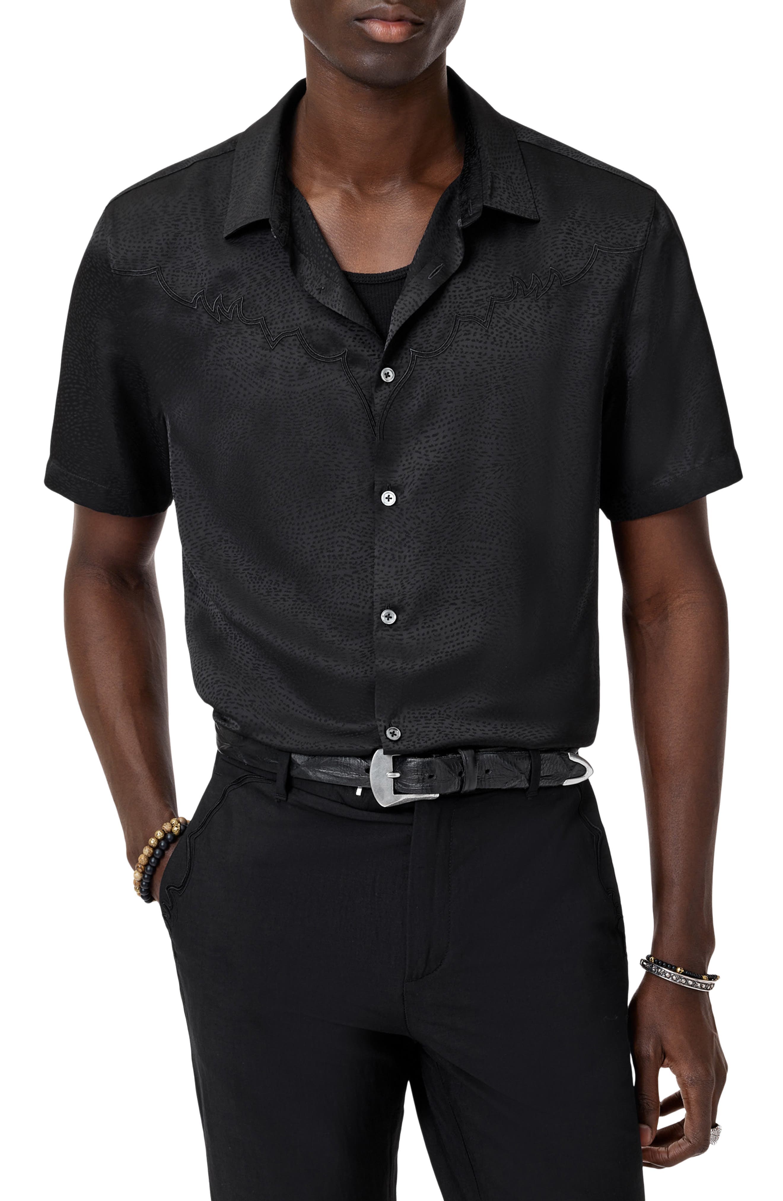 Bodie Short Sleeve Button-Up Shirt - image 1