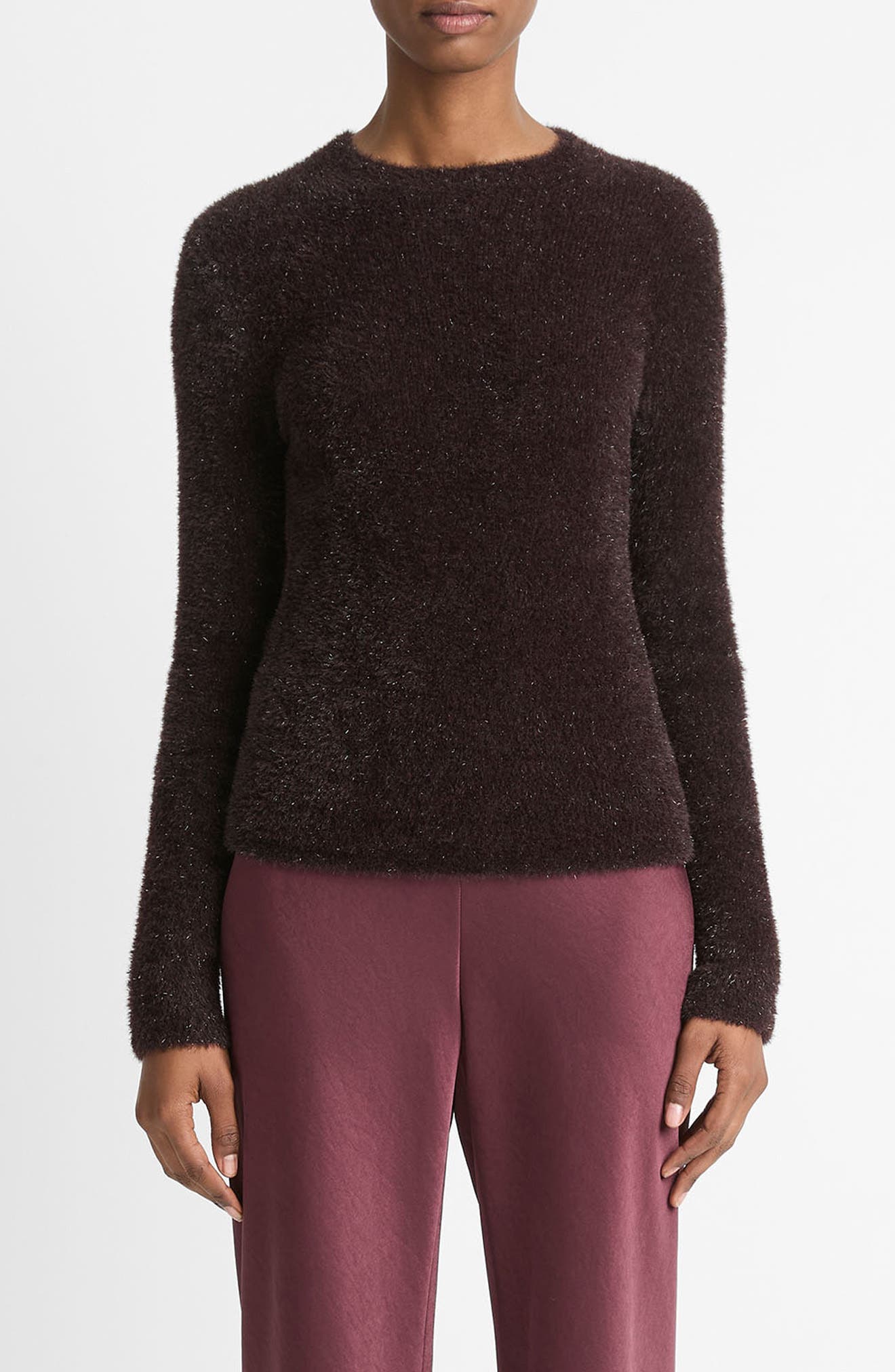 Eyelash Metallic Sweater - image 1