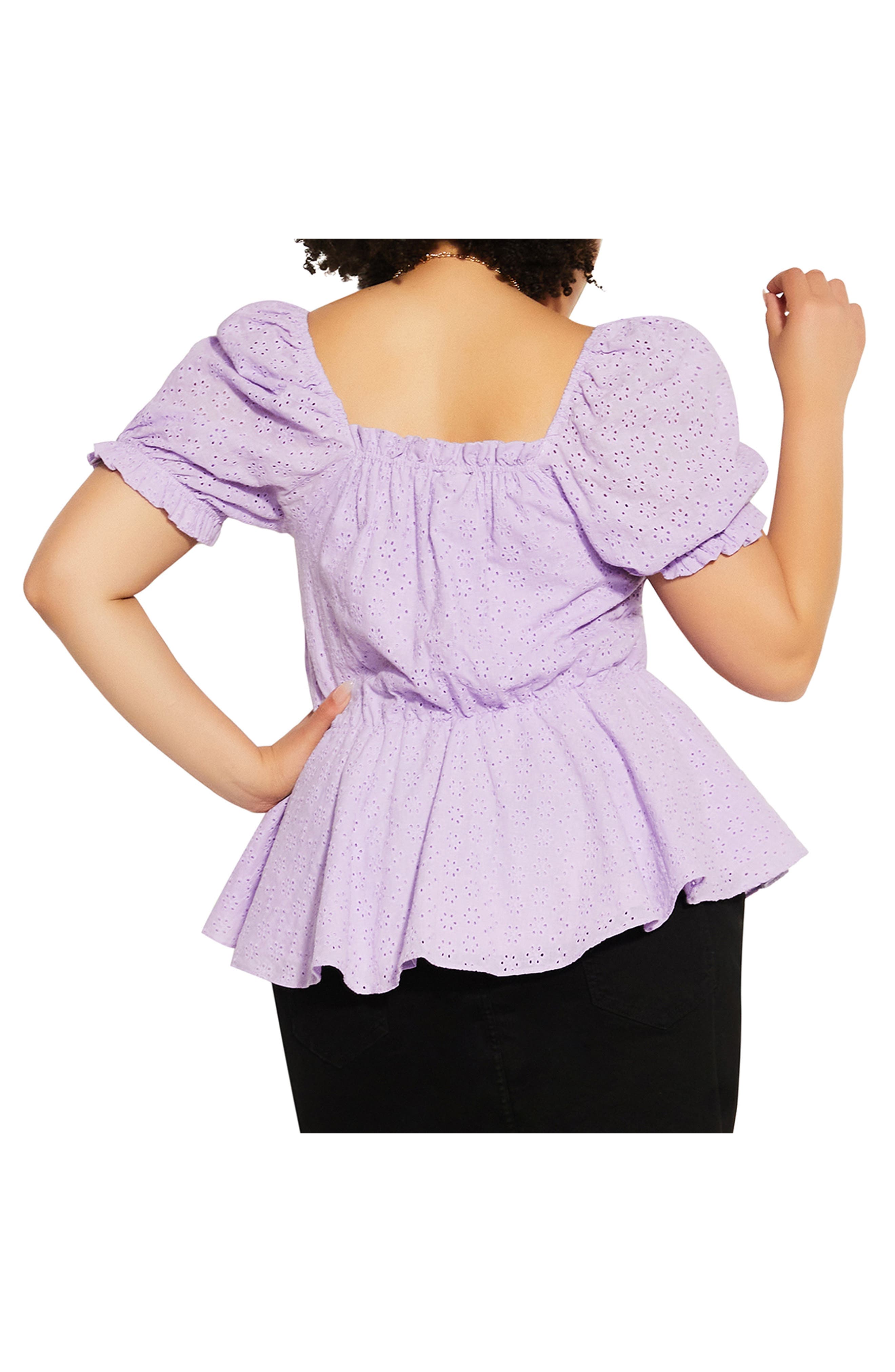 Sweet Broderie Cotton Top - image 2
