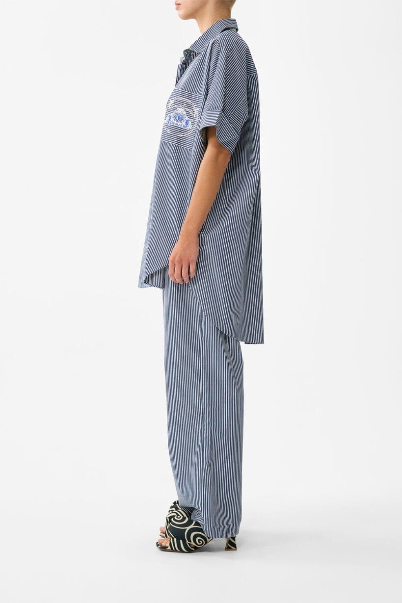 Button Front Lounge Pant - image 2