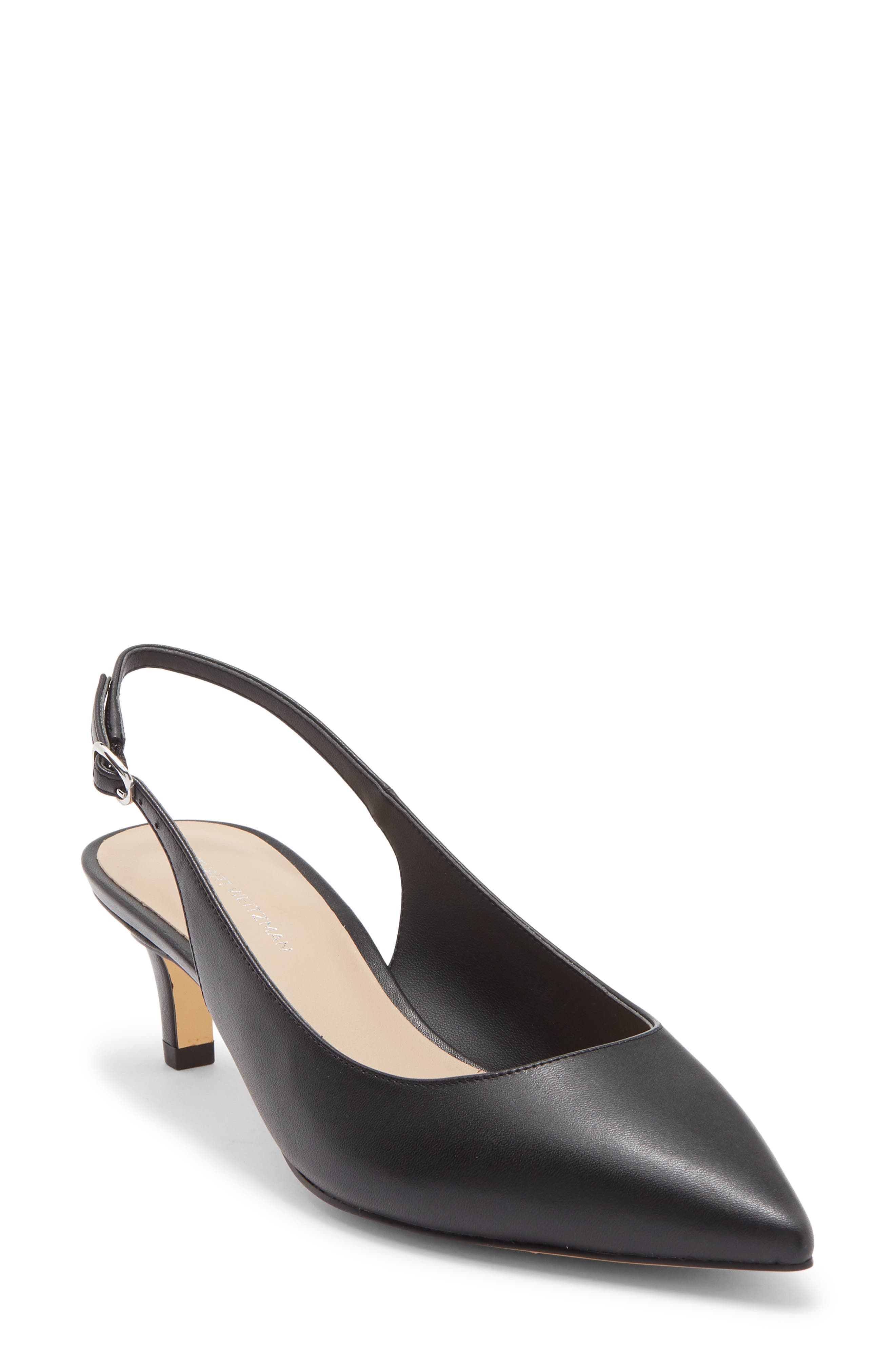 Dancer 50 Kitten Heel Slingback Pump - image 1