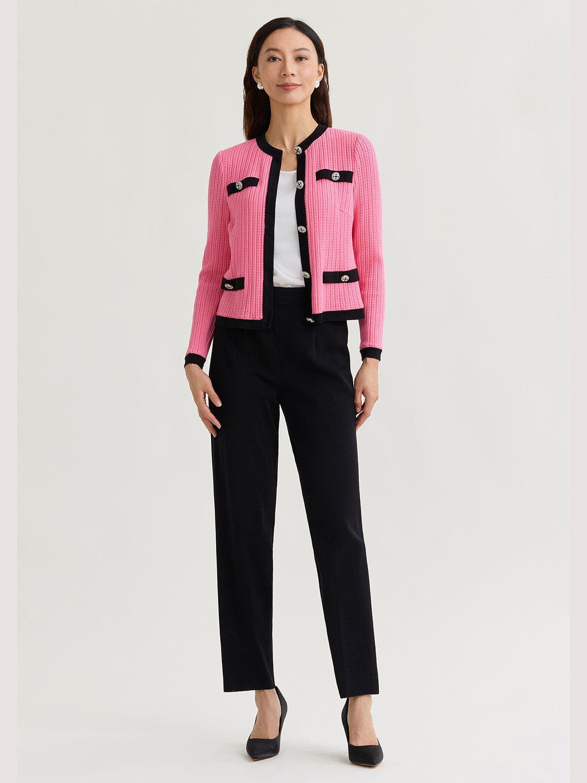 Heritage Eyeleted Recycled Knit Jacket - image 1
