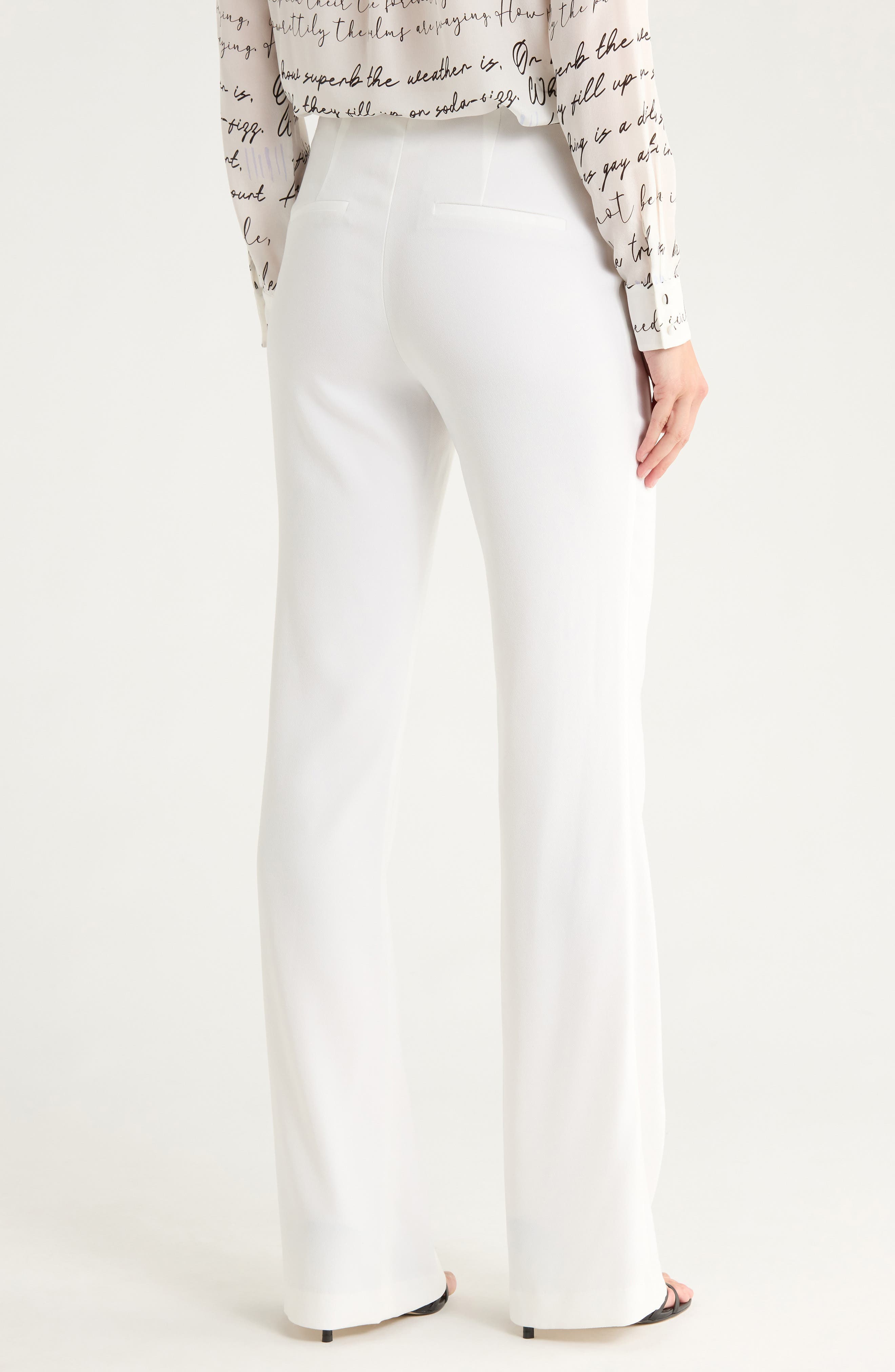 Teeny Low Rise Fit & Flare Bootcut Pants - image 2