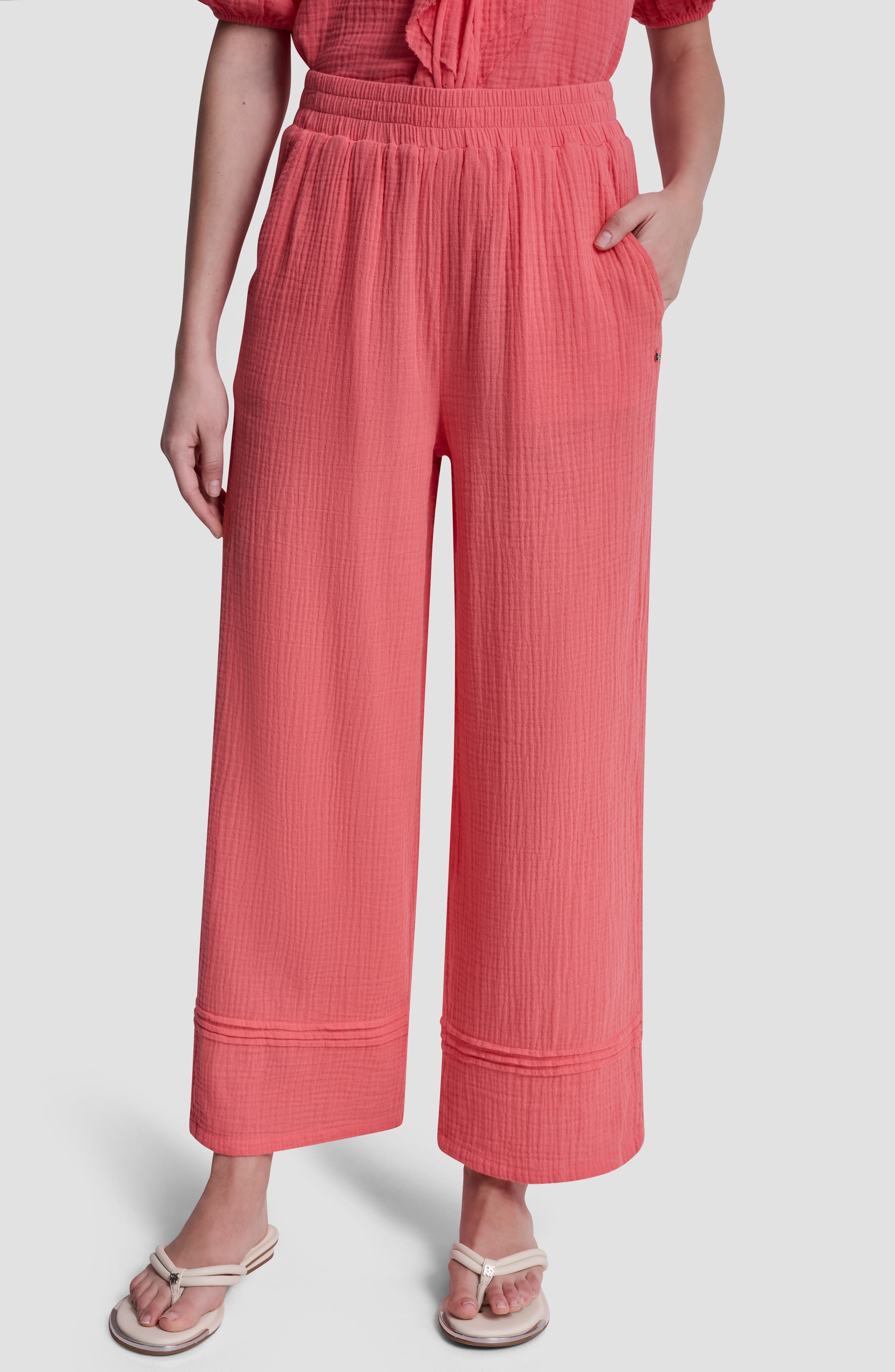 Cotton Gauze Pull-On Pants - image 5