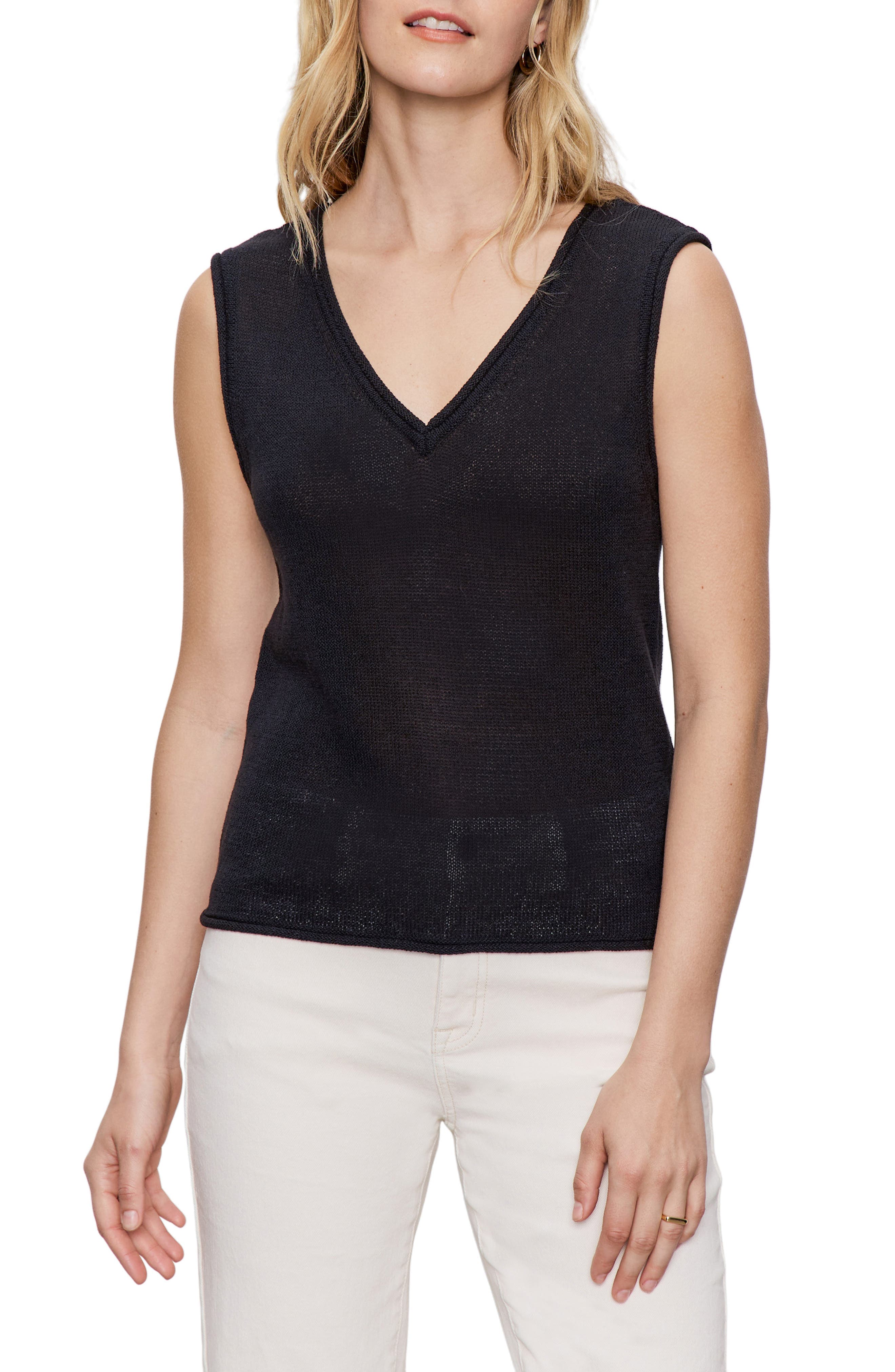 Stripe Sweater Tank - image 1