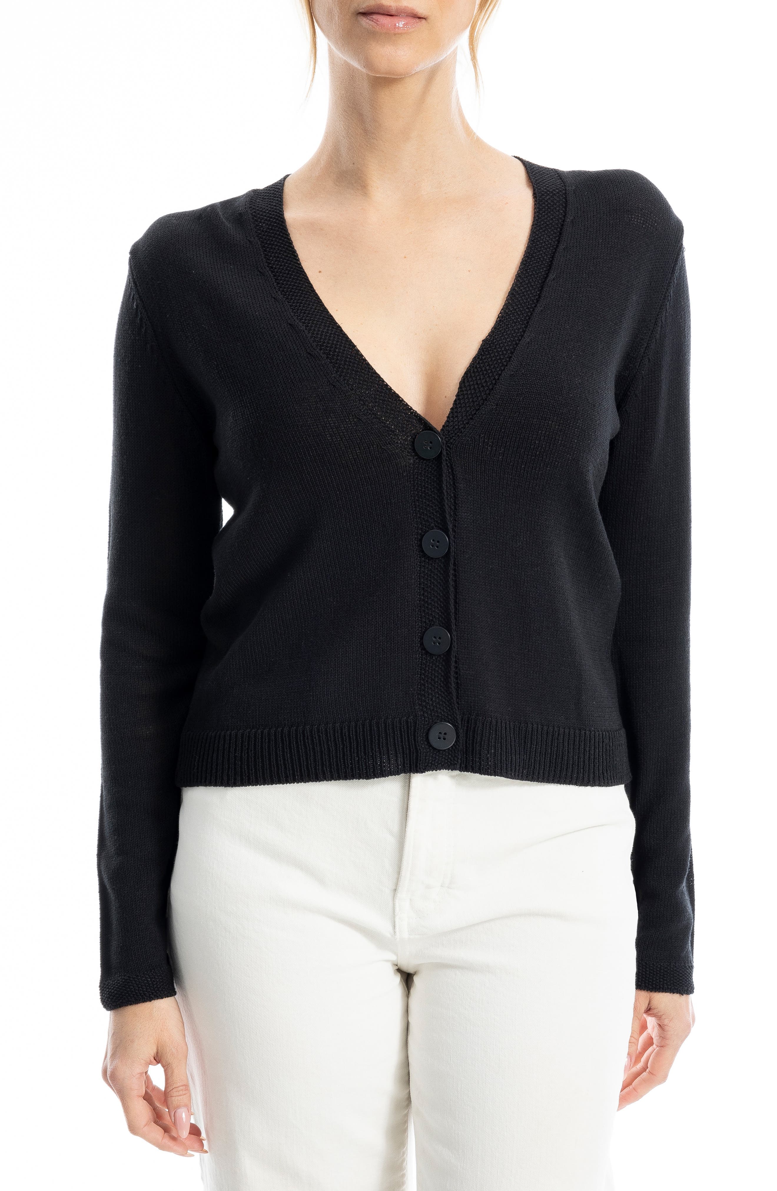 V-Neck Cardigan - image 1