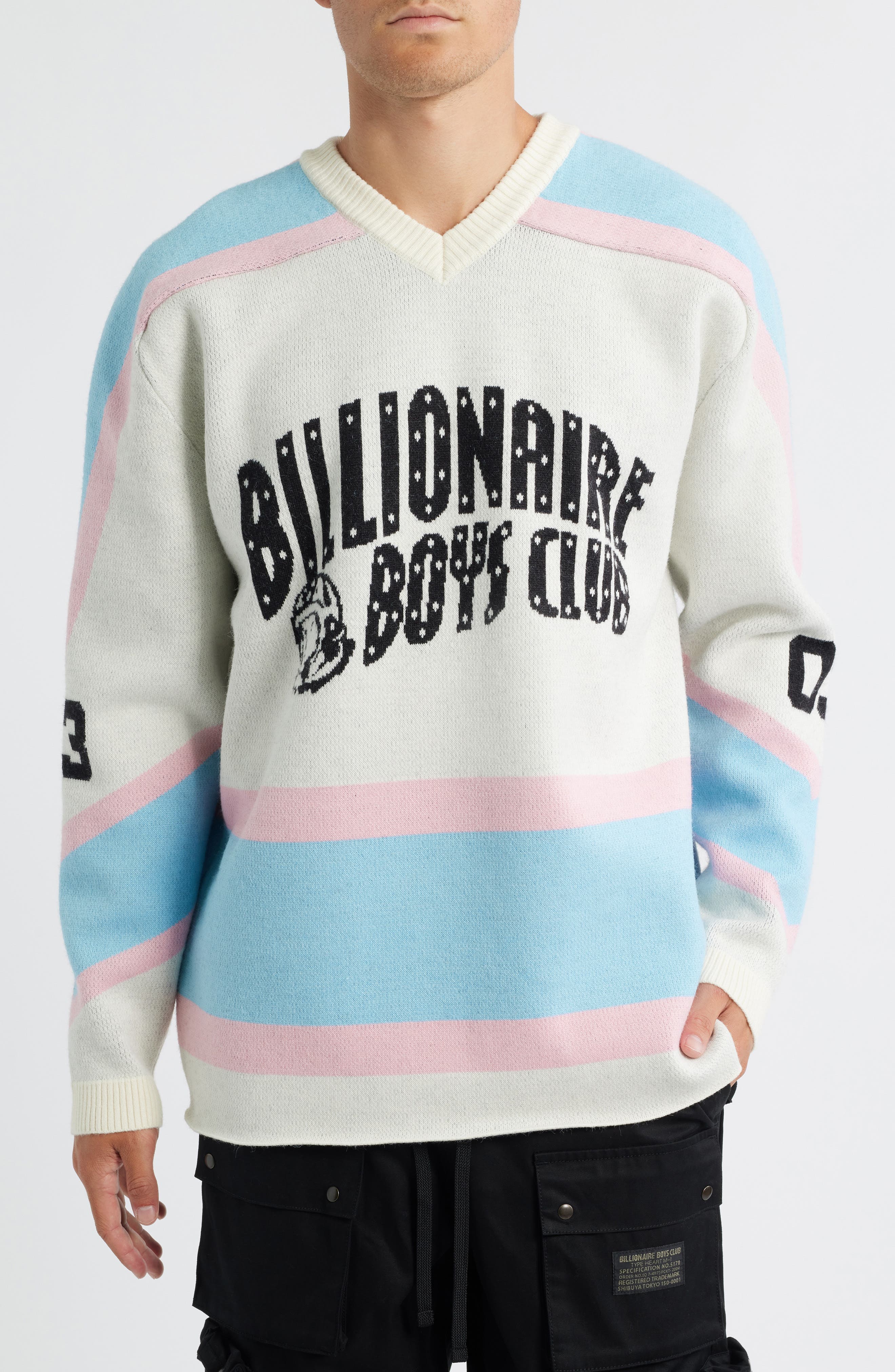 BB Puck V-Neck Jersey Sweater - image 3