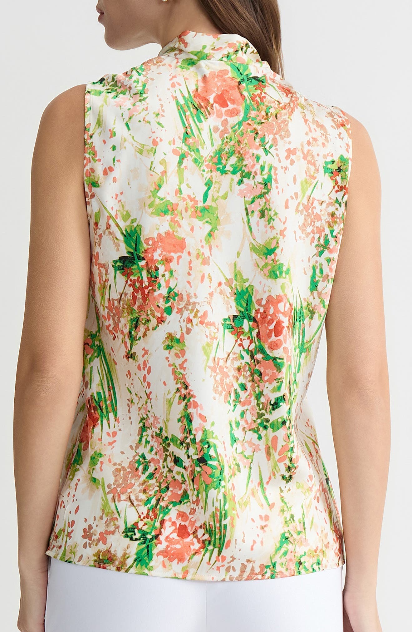 Tie Neck Sleeveless Top - image 2