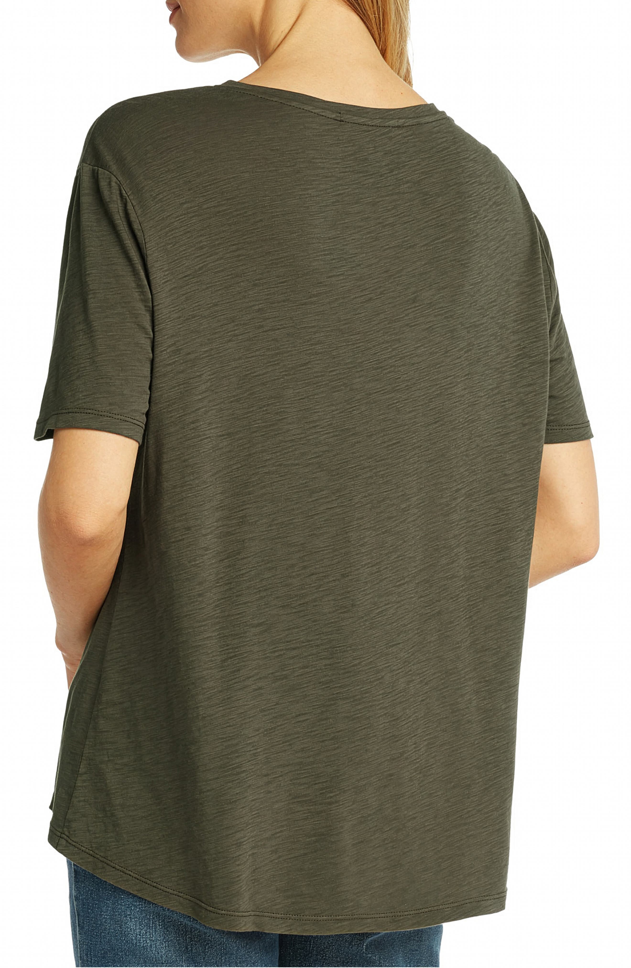 High-Low Slub T-Shirt - image 2