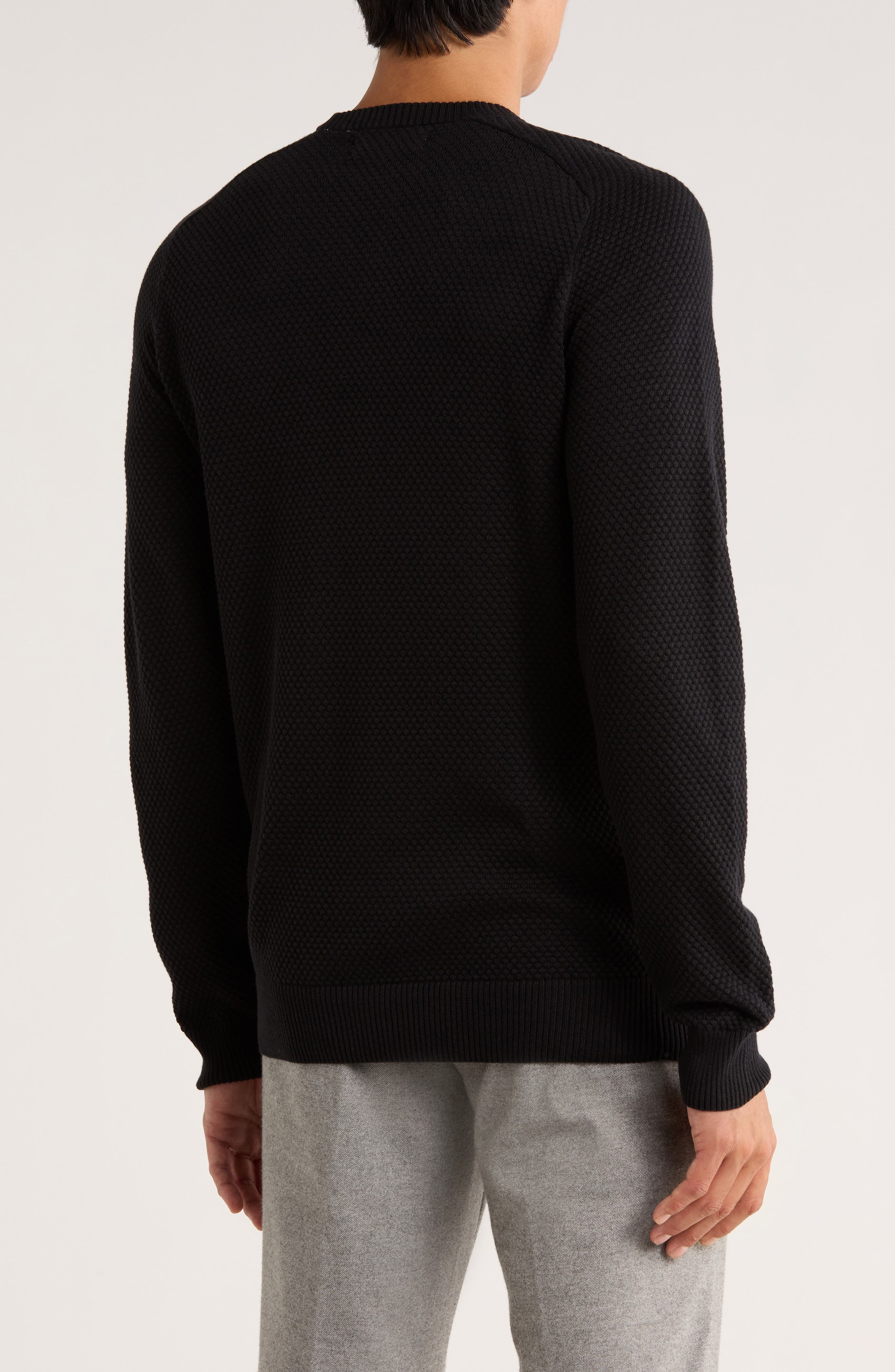 Bubble Stitch Crewneck Sweater - image 2