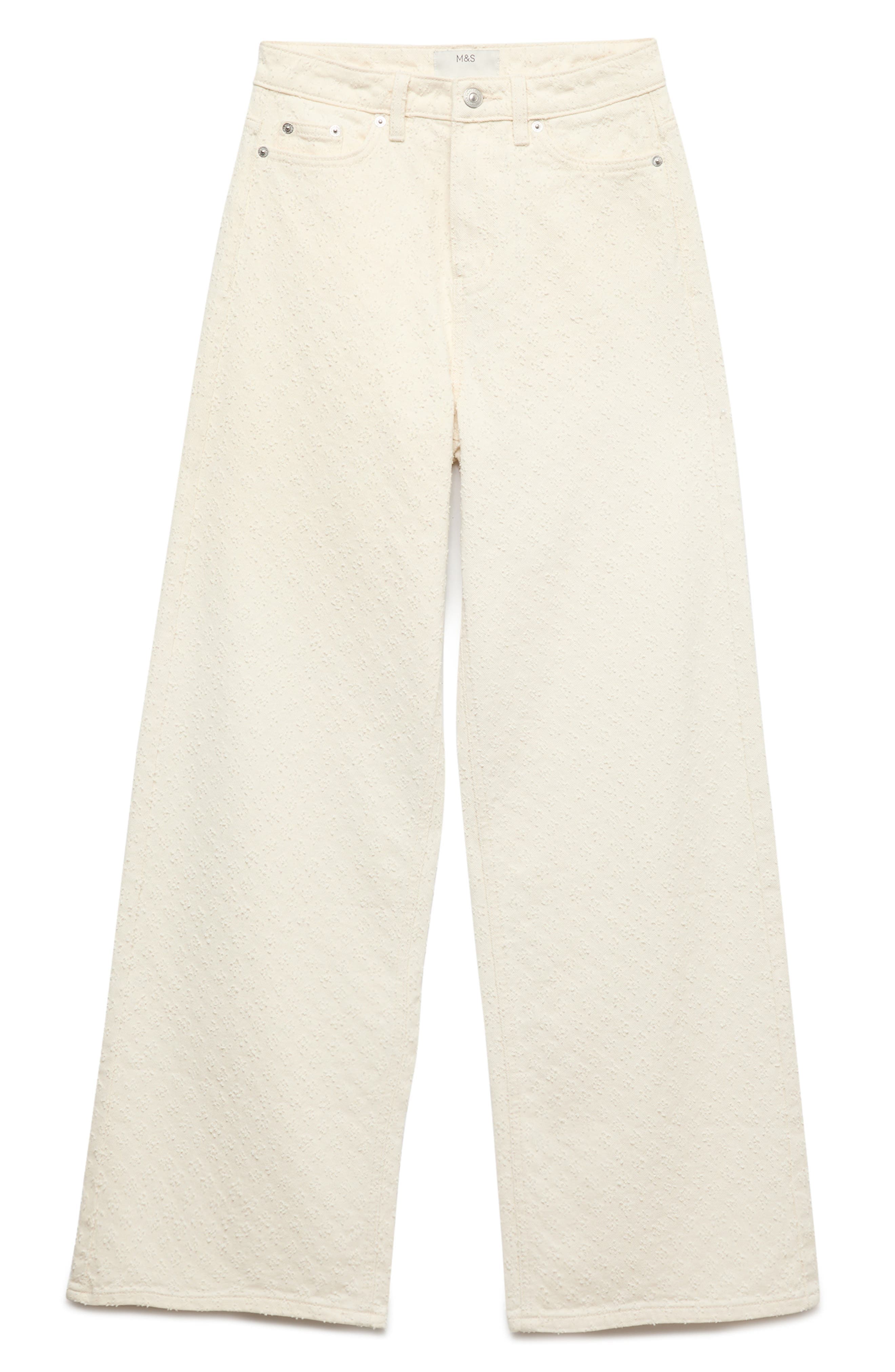 Textured Wide Leg Jeans - image 2