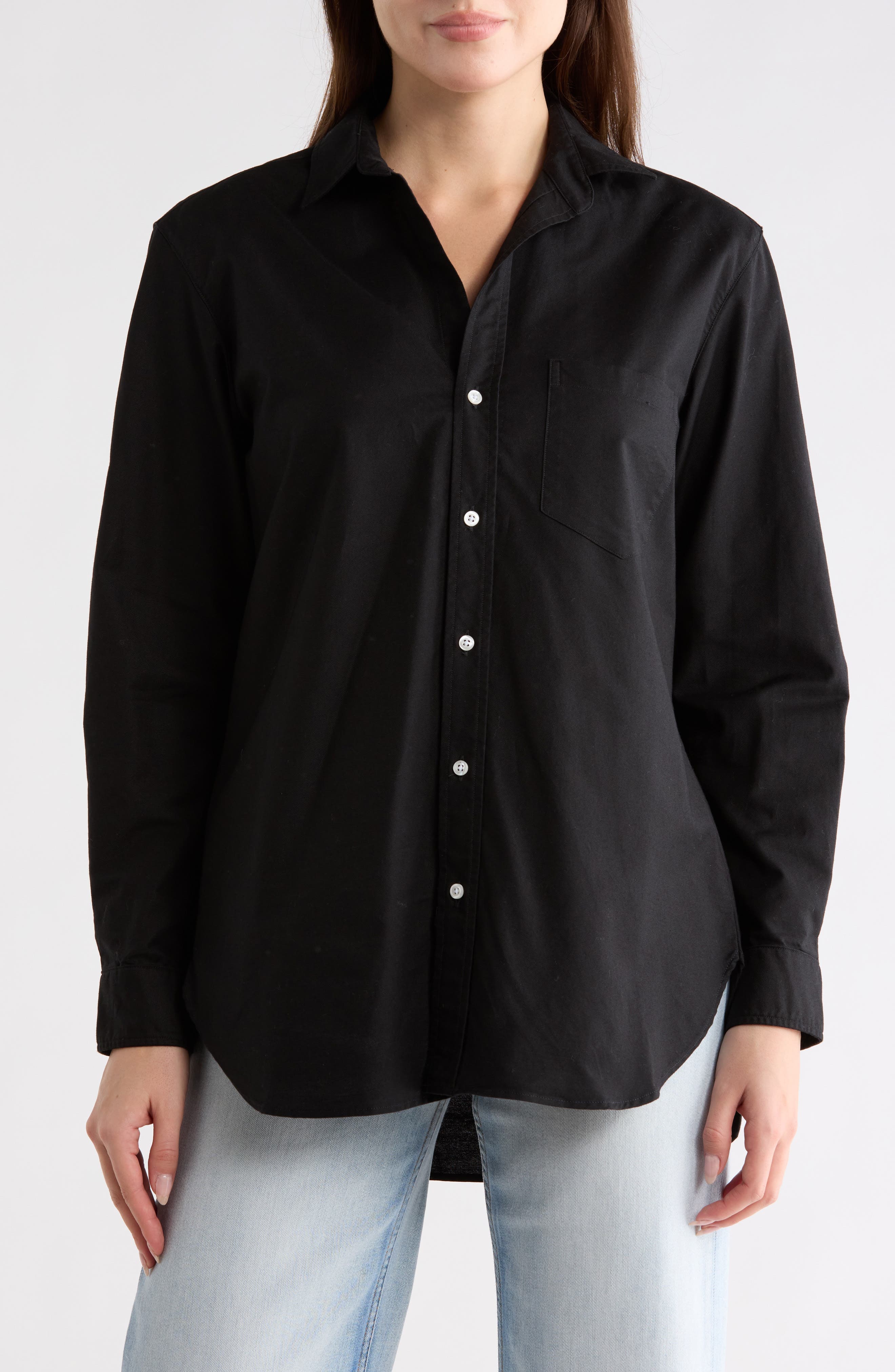 Boyfriend Button-Up Shirt - image 1