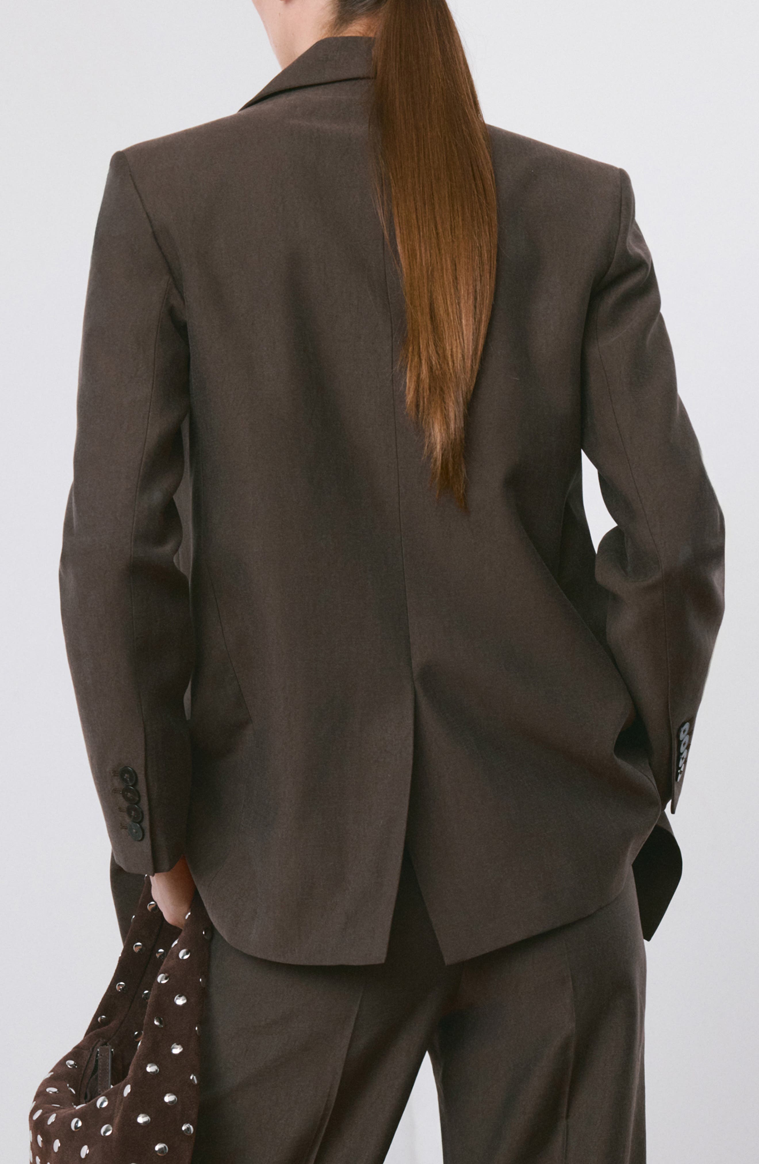 Straight Fit Suit Blazer - image 2