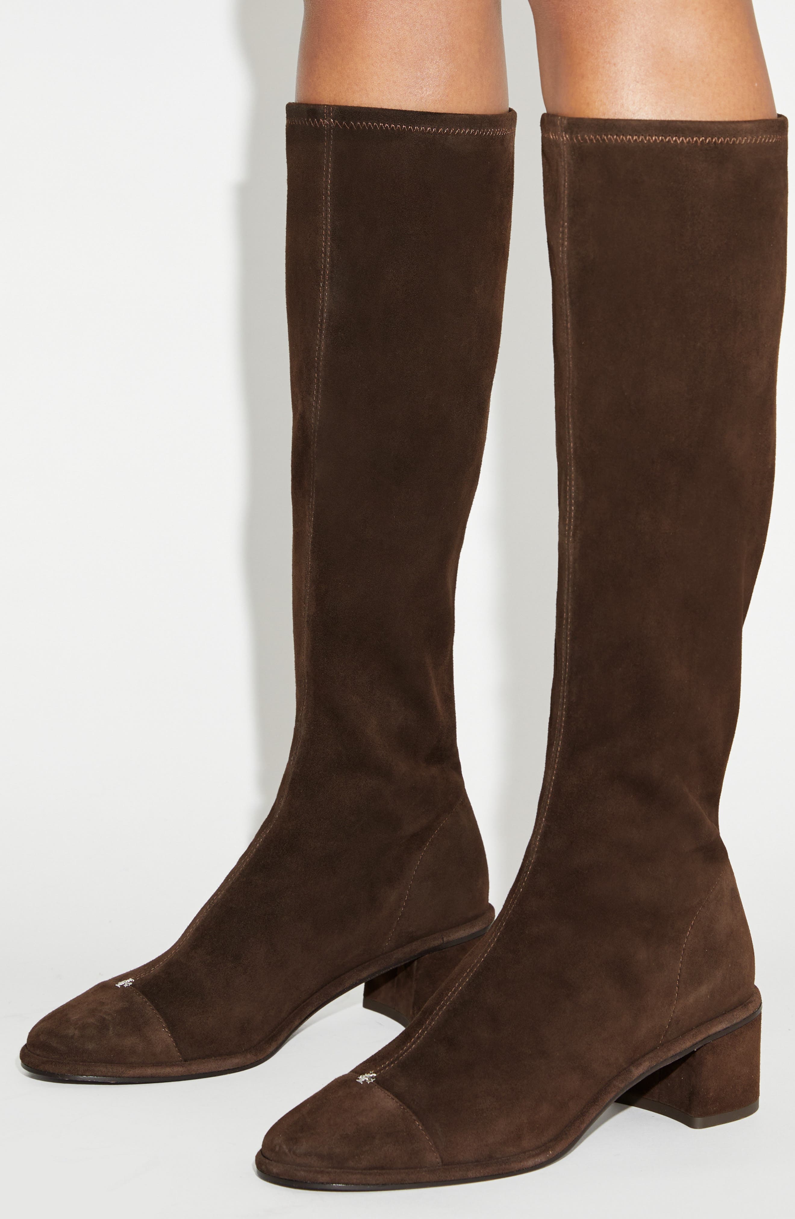 Cap Toe Knee High Boot - image 2