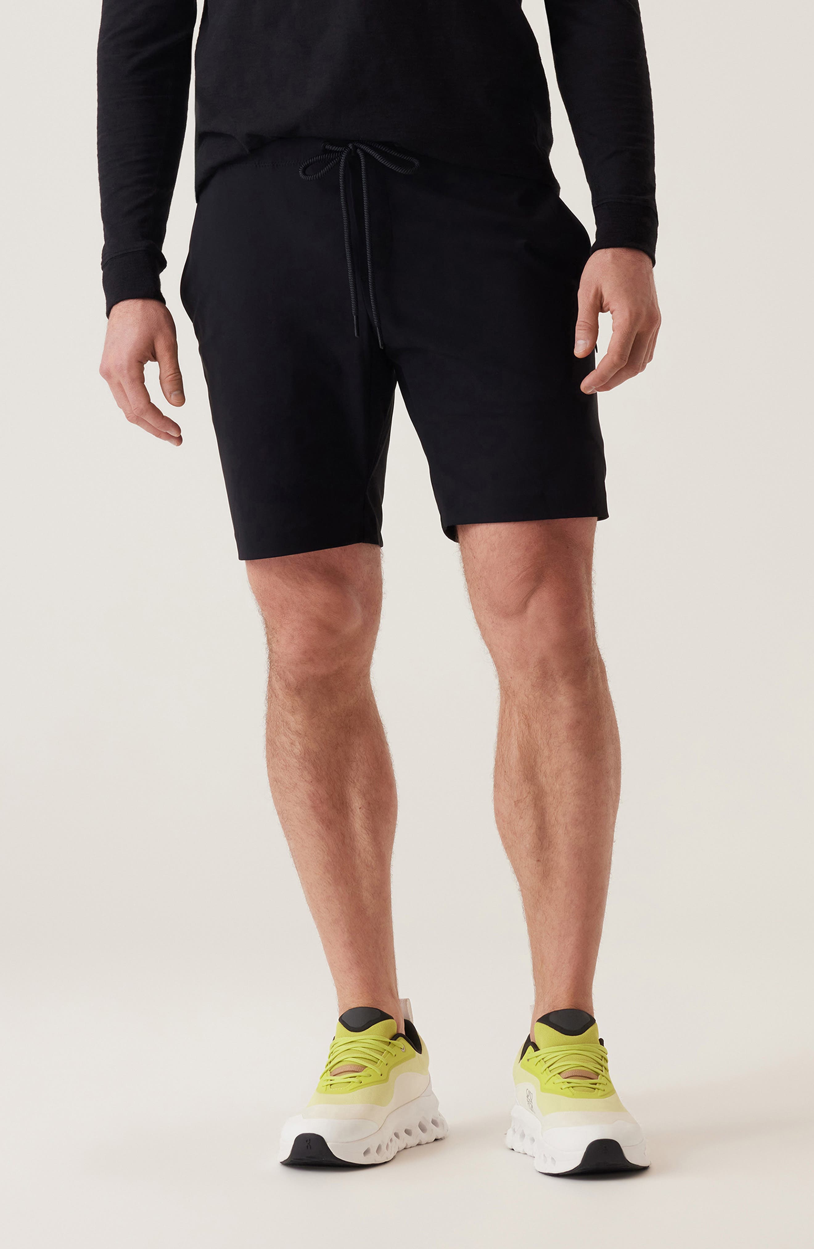 SolarX Stretch Nylon Warp Knit Drawstring Shorts - image 1