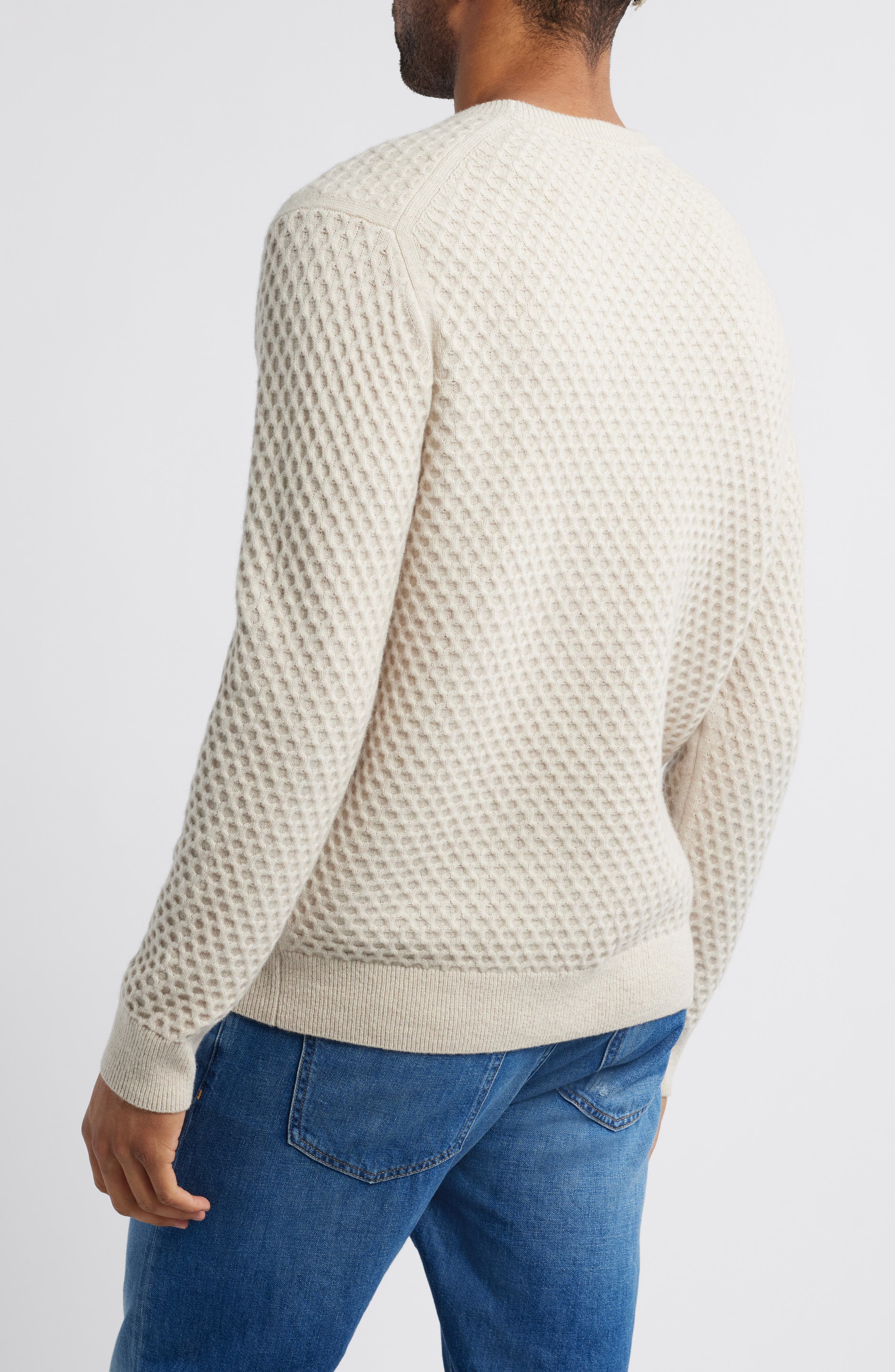 Carrick Honeycomb Wool & Alpaca Sweater - image 2