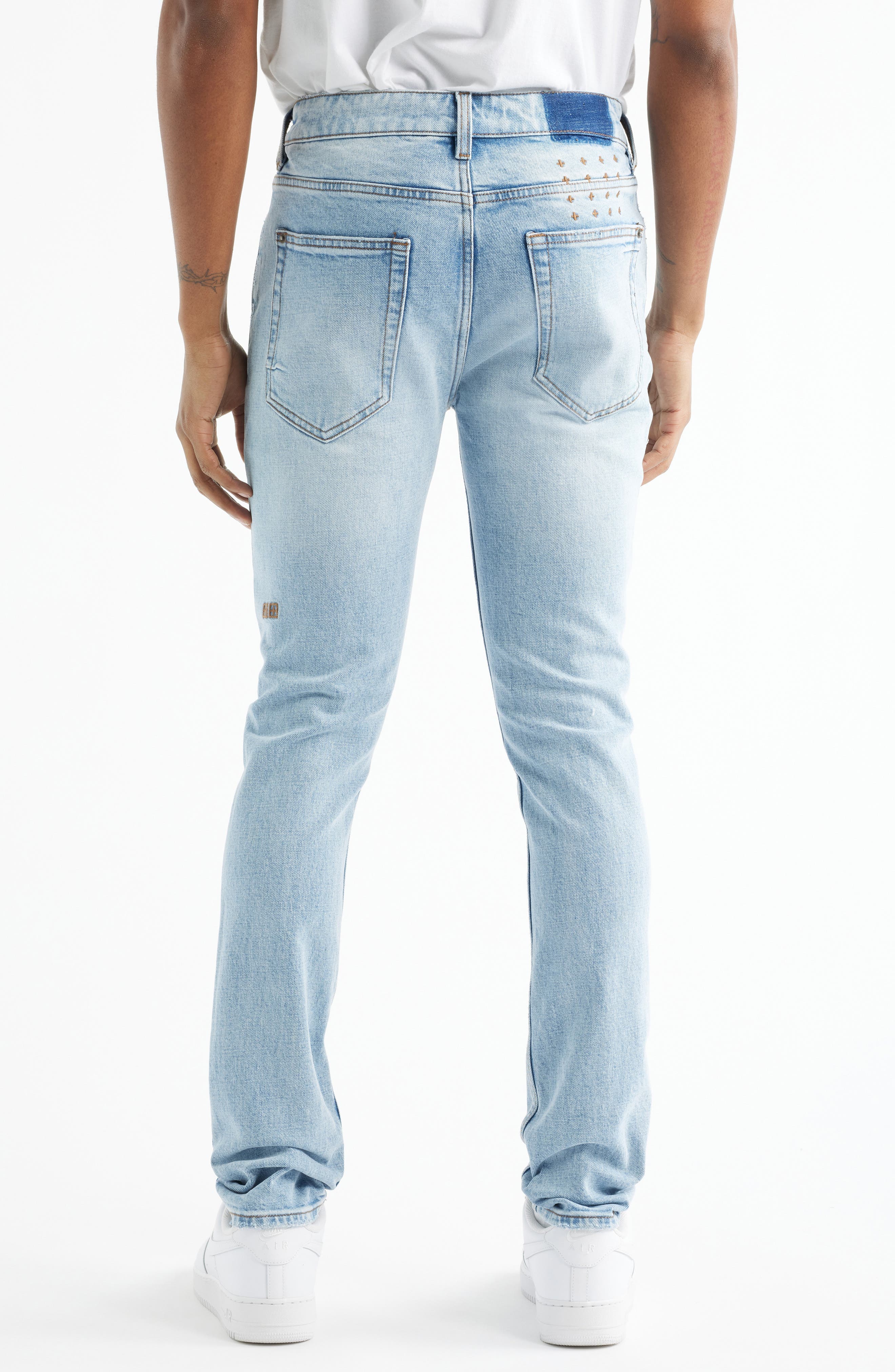 Van Winkle Krystal Ripped Skinny Jeans - image 2