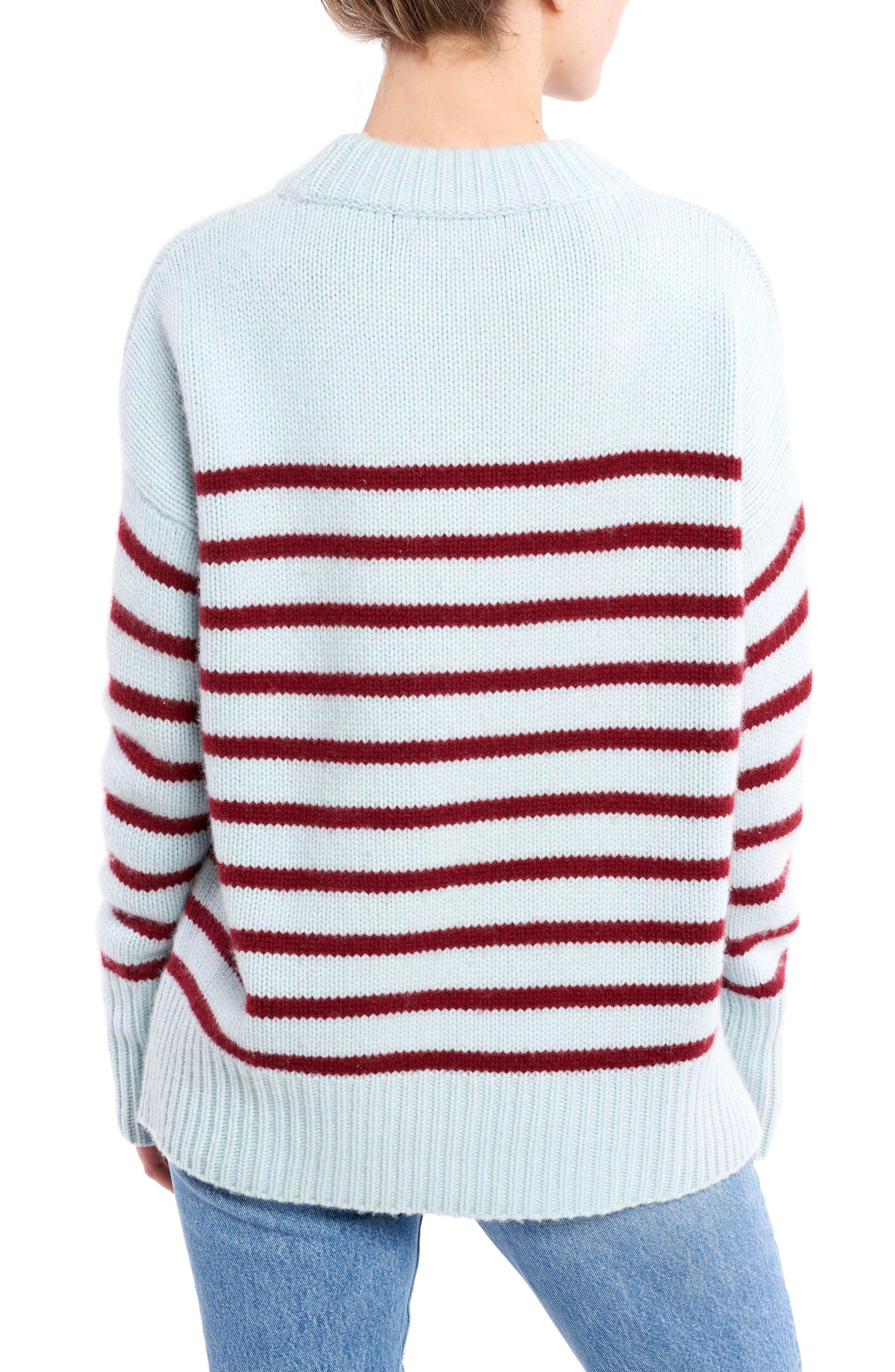 Marin Stripe Wool & Cashmere Sweater - image 2
