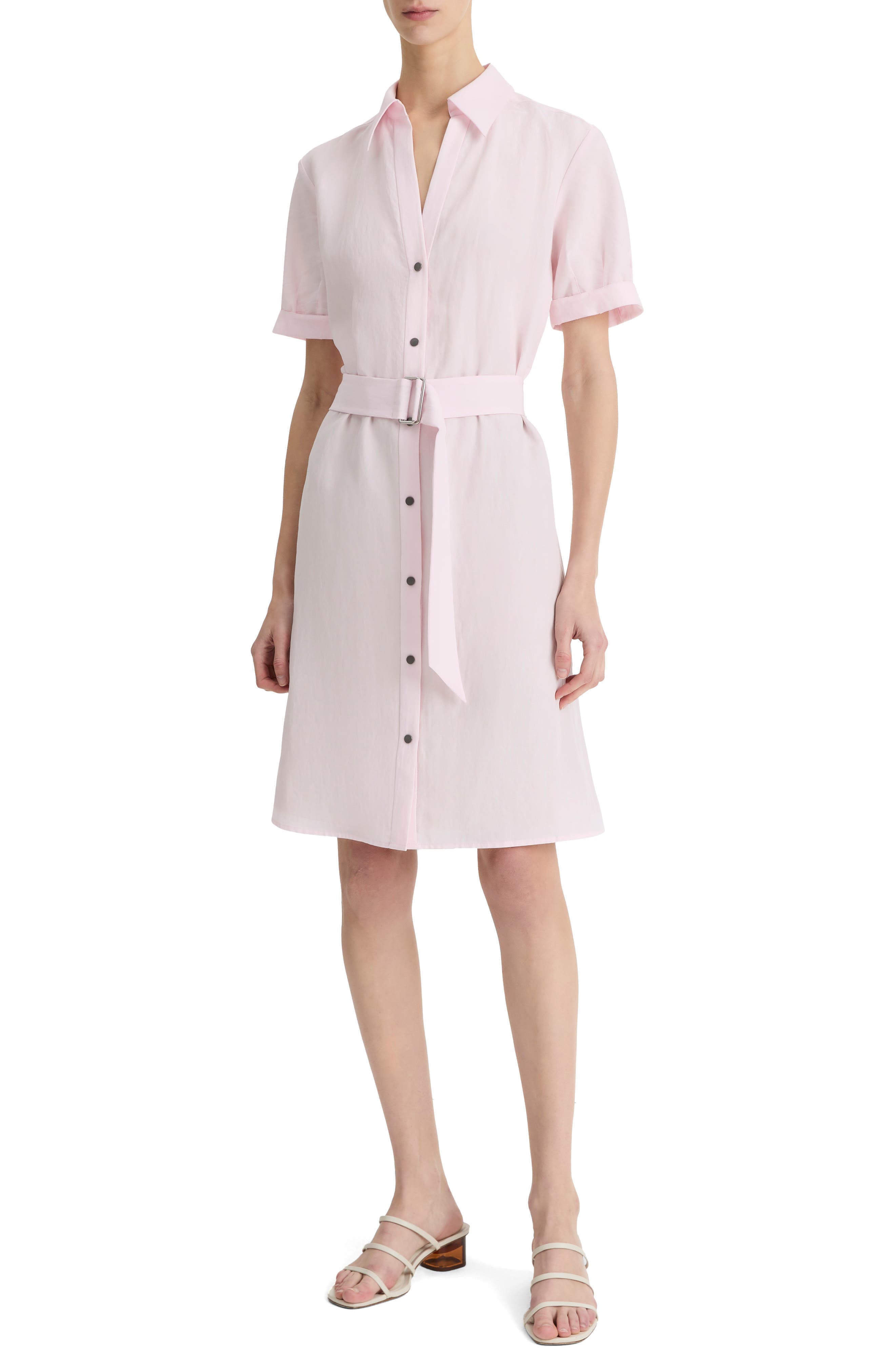 Short Sleeve Shirtdress - image 1