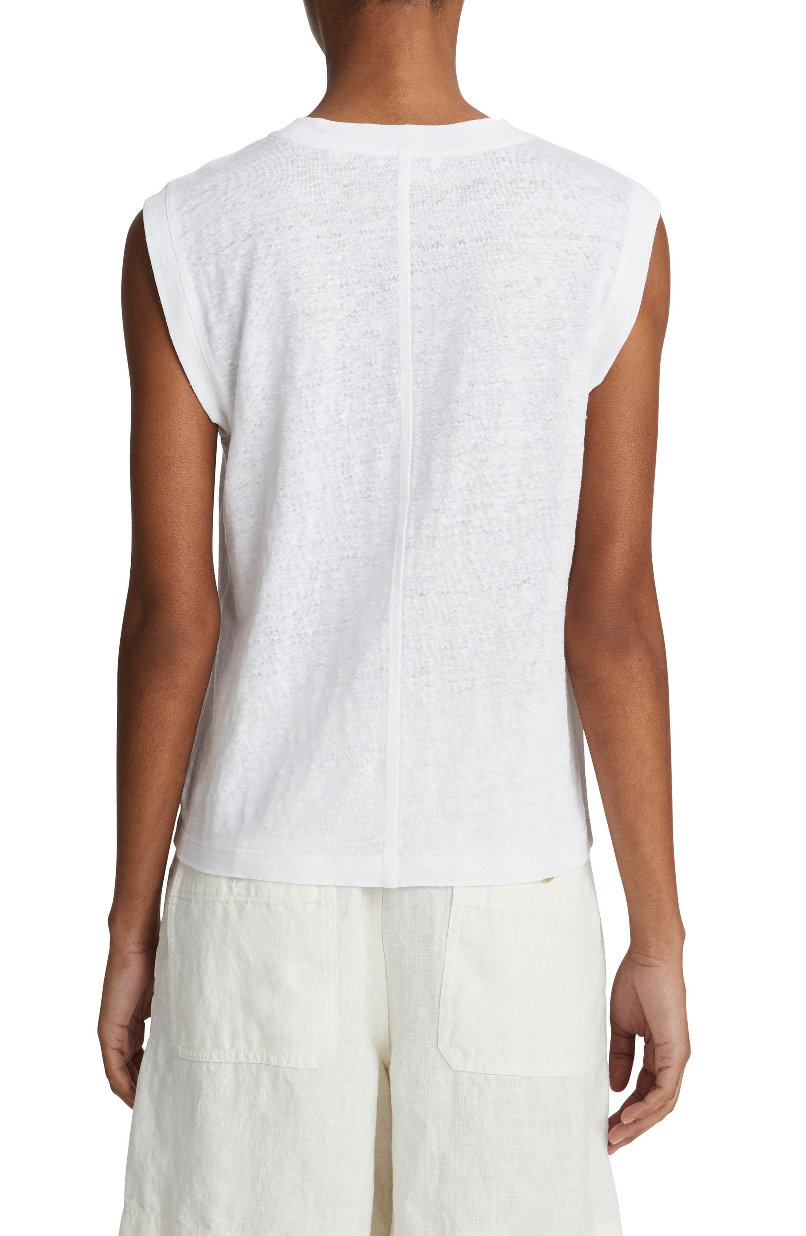 Linen Muscle Tee - image 2