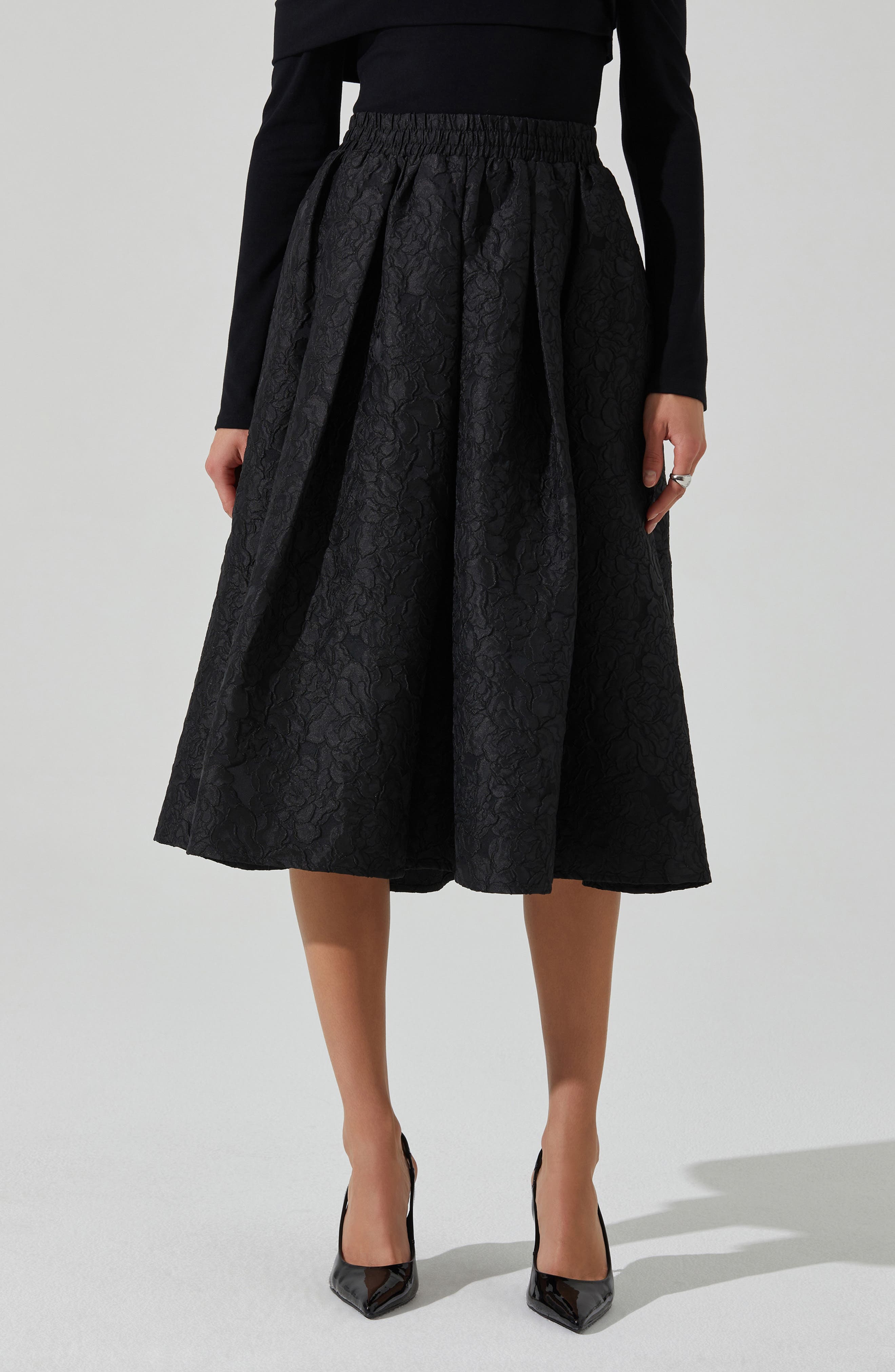 Andolina Jacquard Flare Skirt - image 1