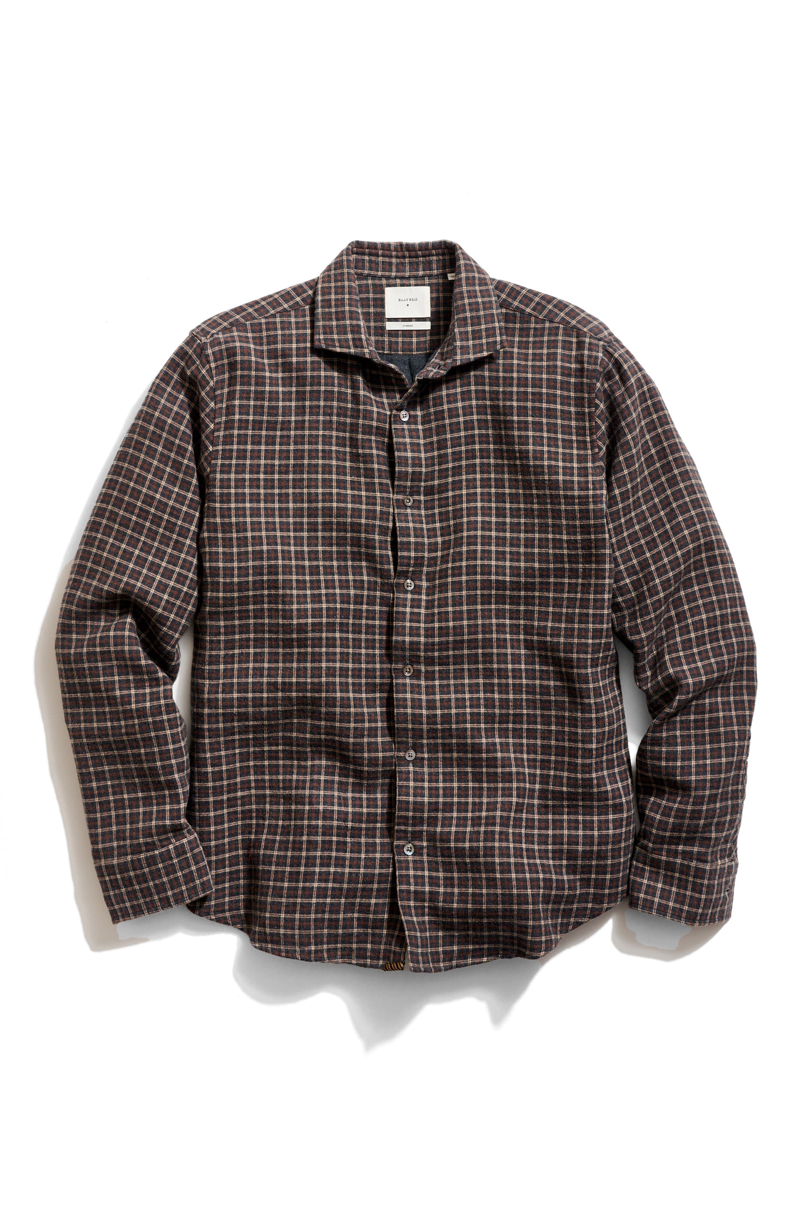 Cedar Bold Plaid Brushed Button-Up Shirt - image 1